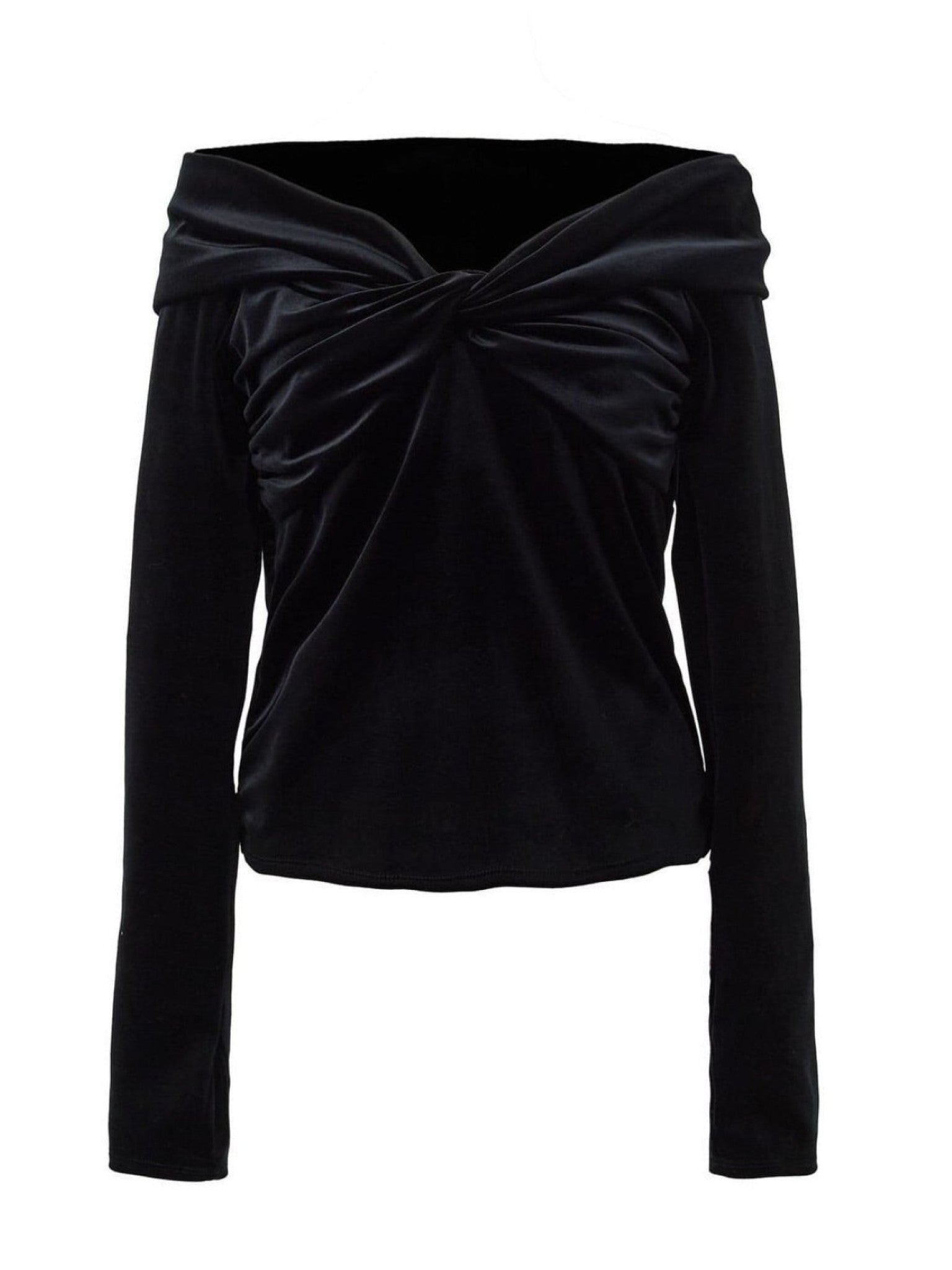 Twisted Off-the-Shoulder Top by Emmane