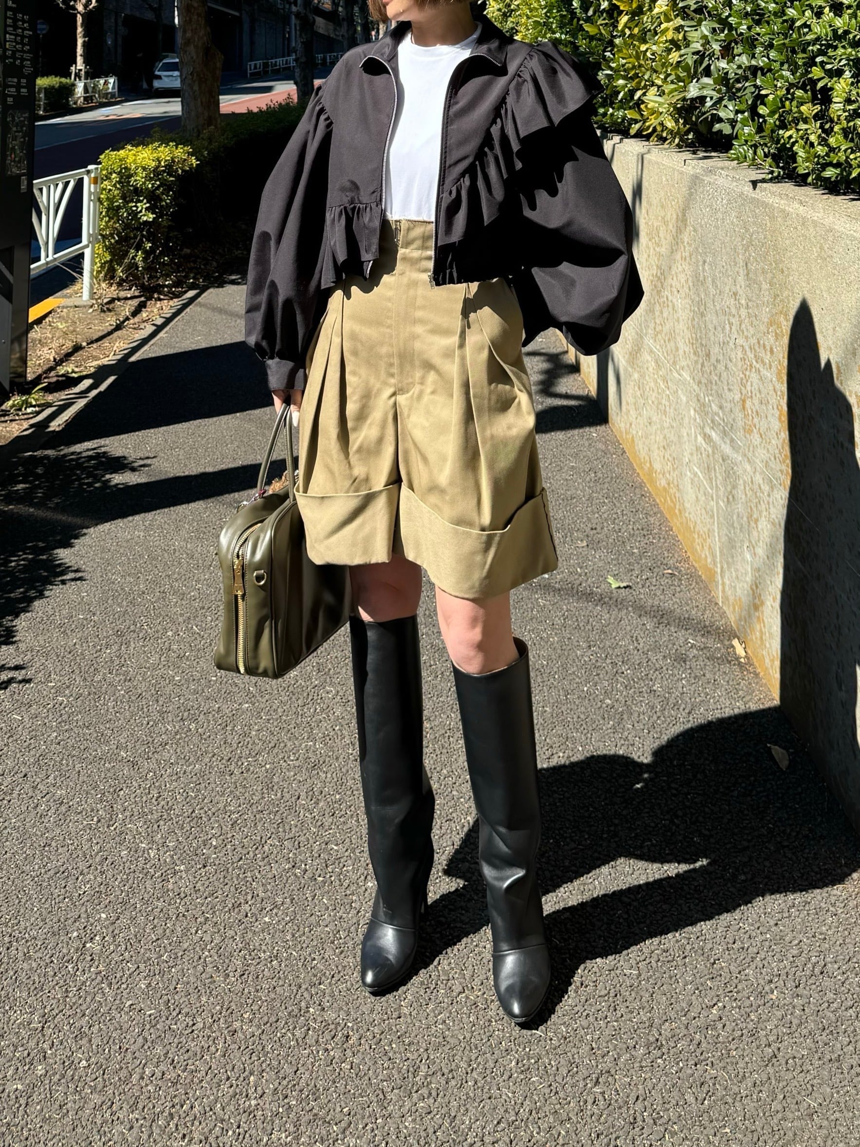 モデル身長:157.5㎝ / サイズ:0