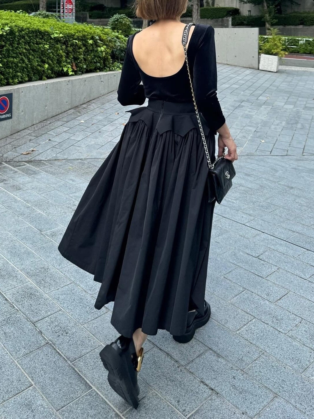 モデル身長:157.5㎝ / サイズ:0