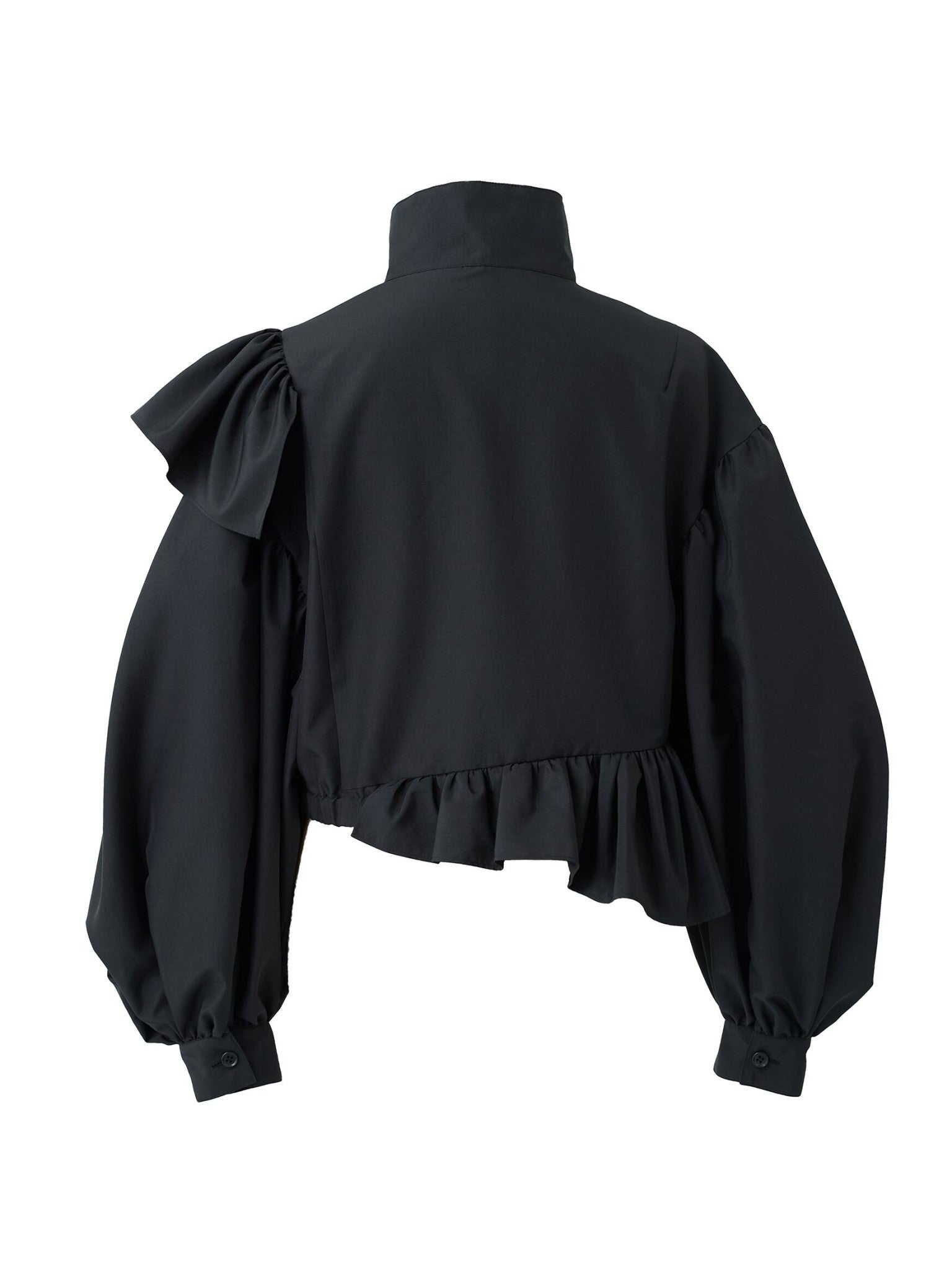 Frill Asymmetric Blouson Lisa
