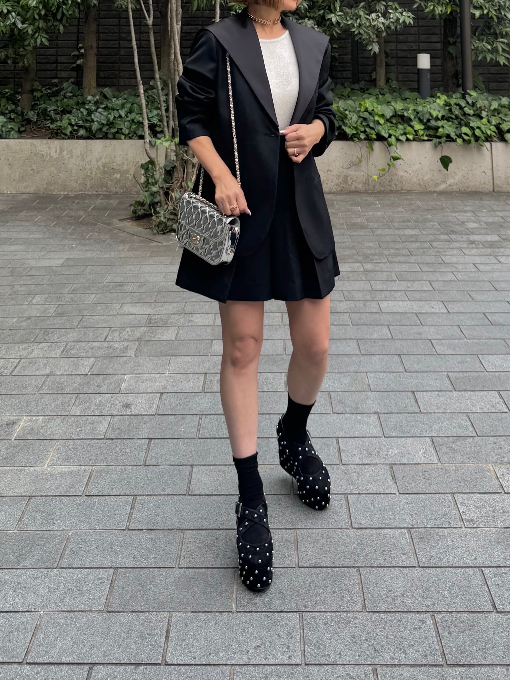 モデル身長:157.5㎝ / サイズ:FREE