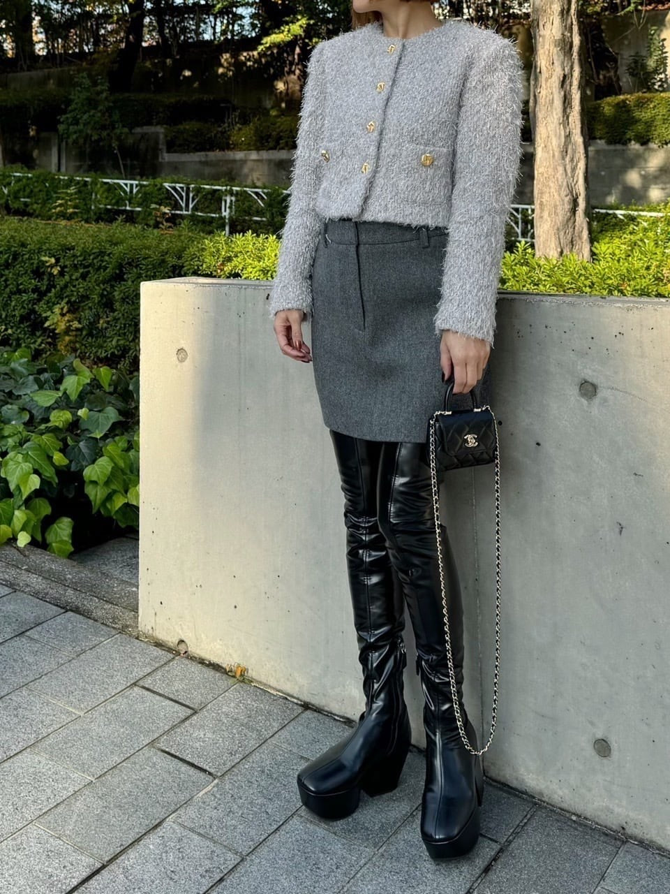 モデル身長:157.5㎝ / サイズ:0