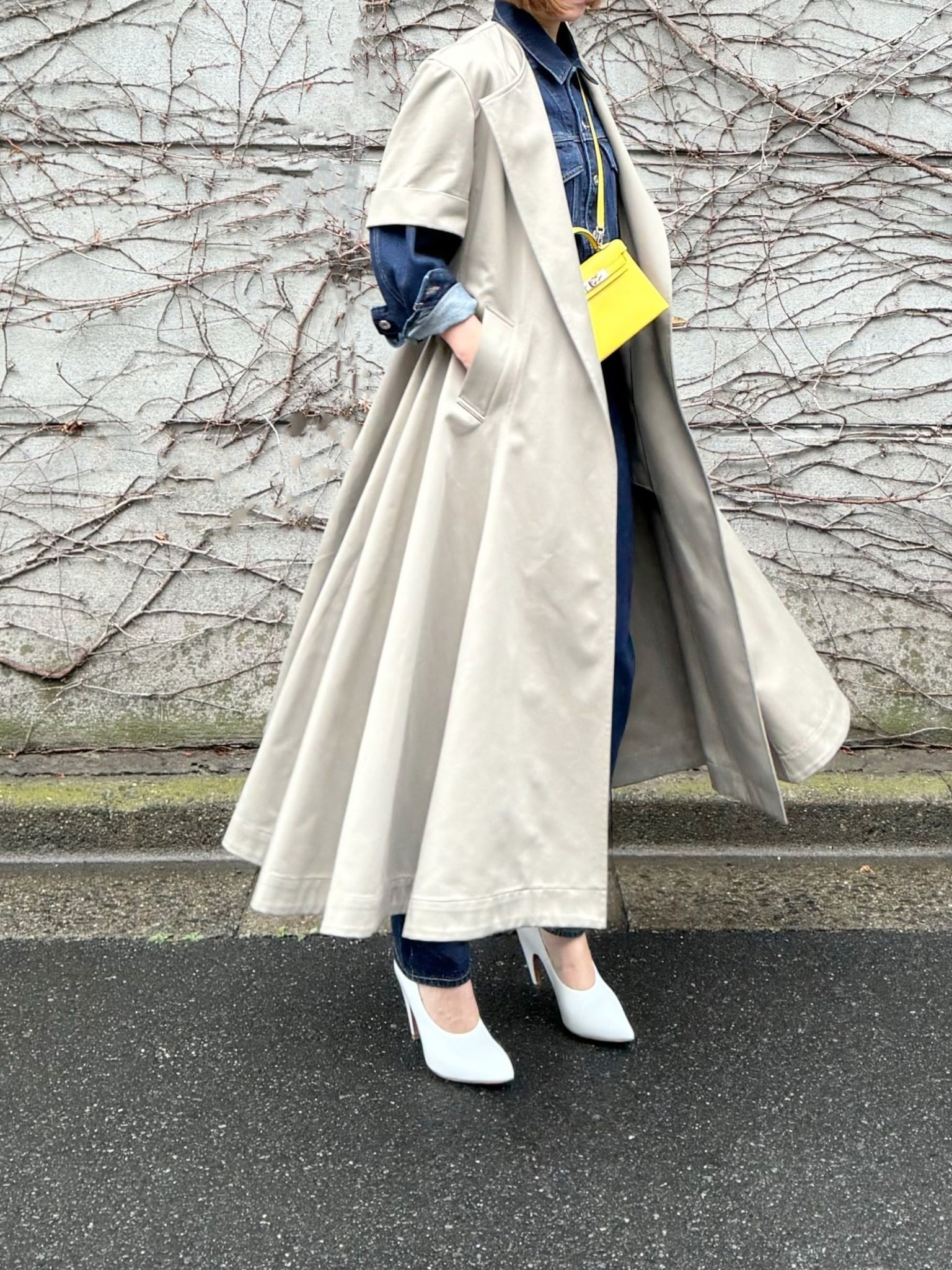 モデル身長:157.5㎝ / サイズ:0