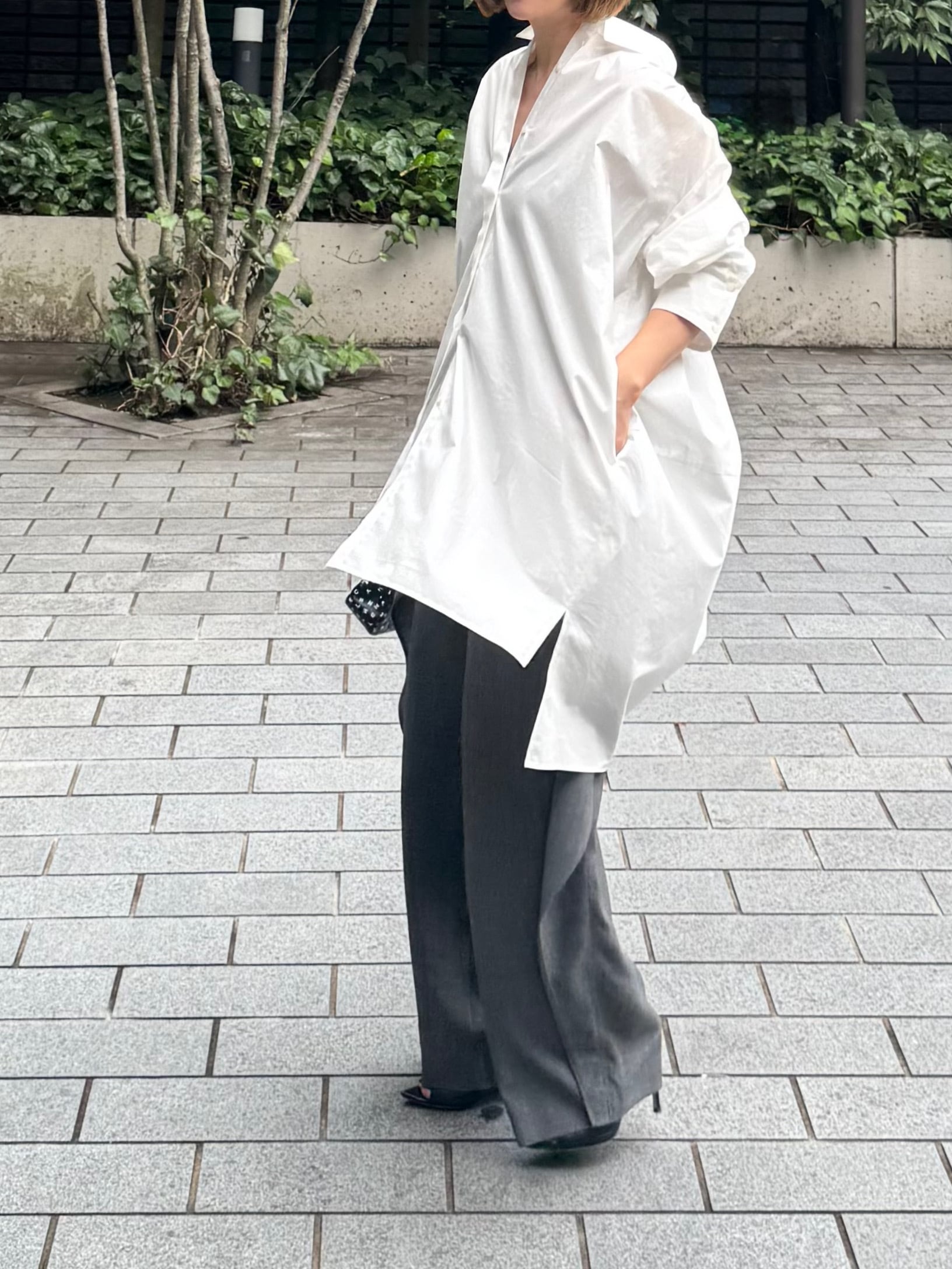 モデル身長:157.5㎝ / サイズ:FREE