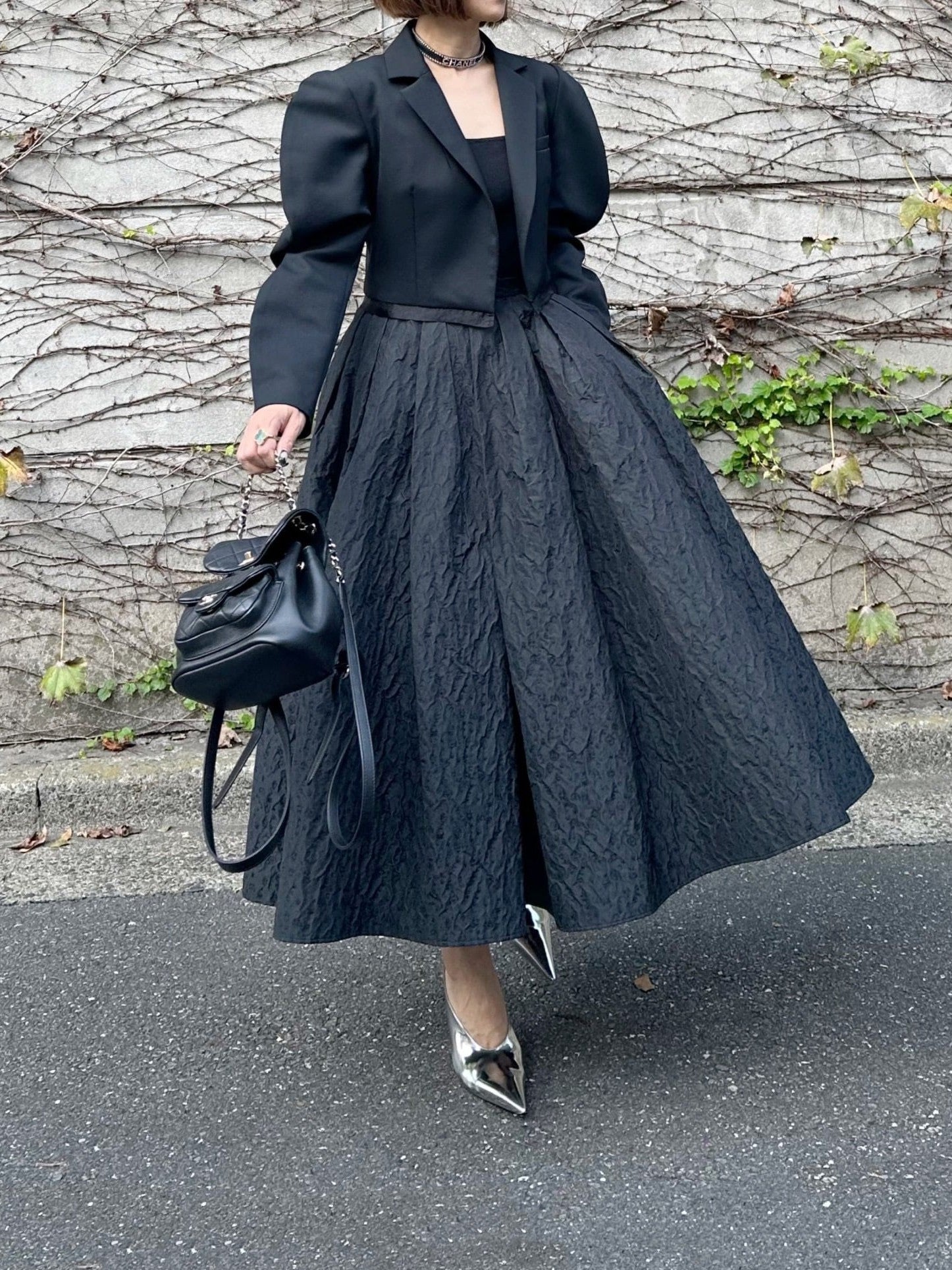 モデル身長:157.5㎝ / サイズ:0