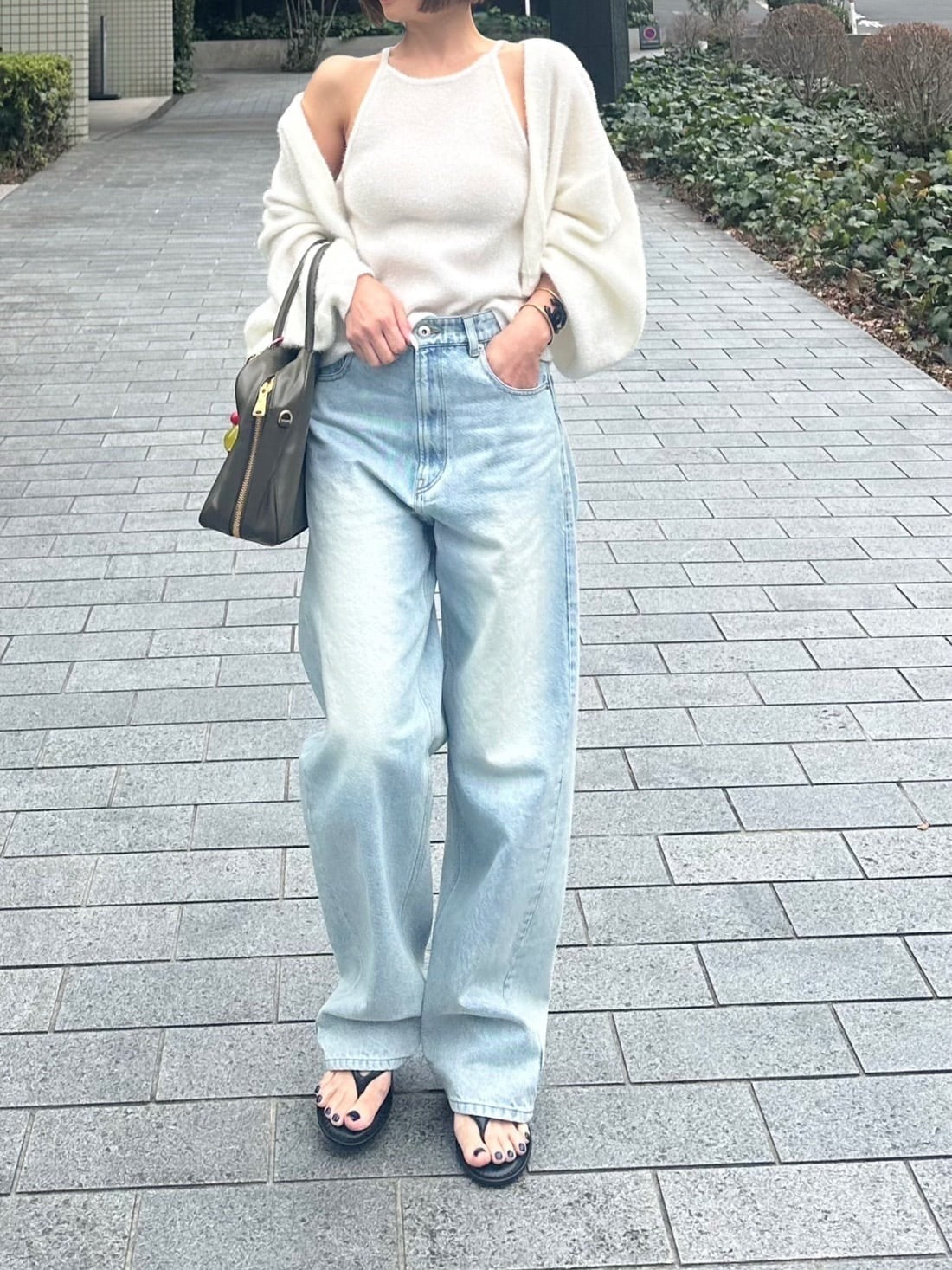 モデル身長:157.5㎝ / サイズ:FREE