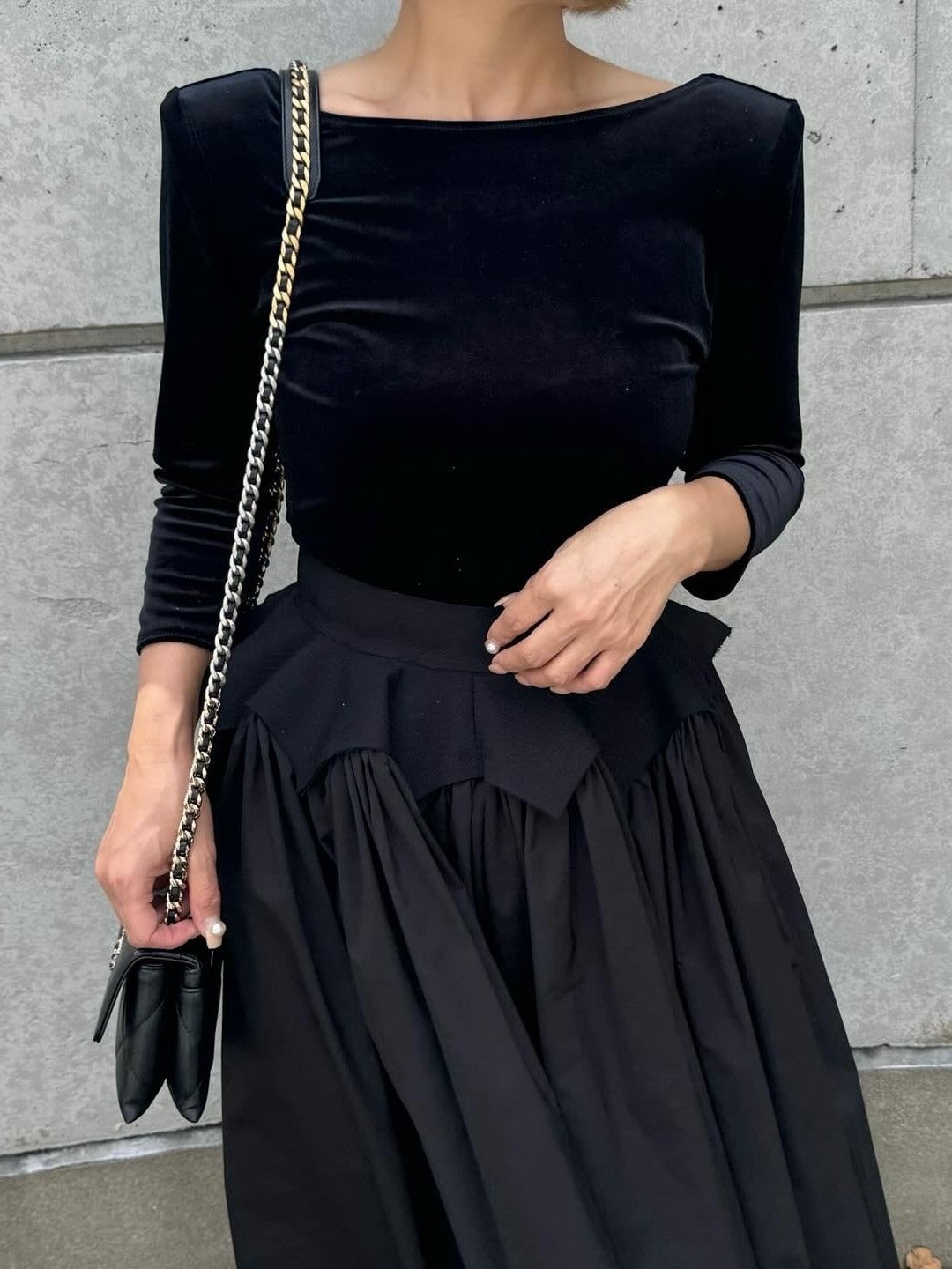 モデル身長:157.5㎝ / サイズ:0