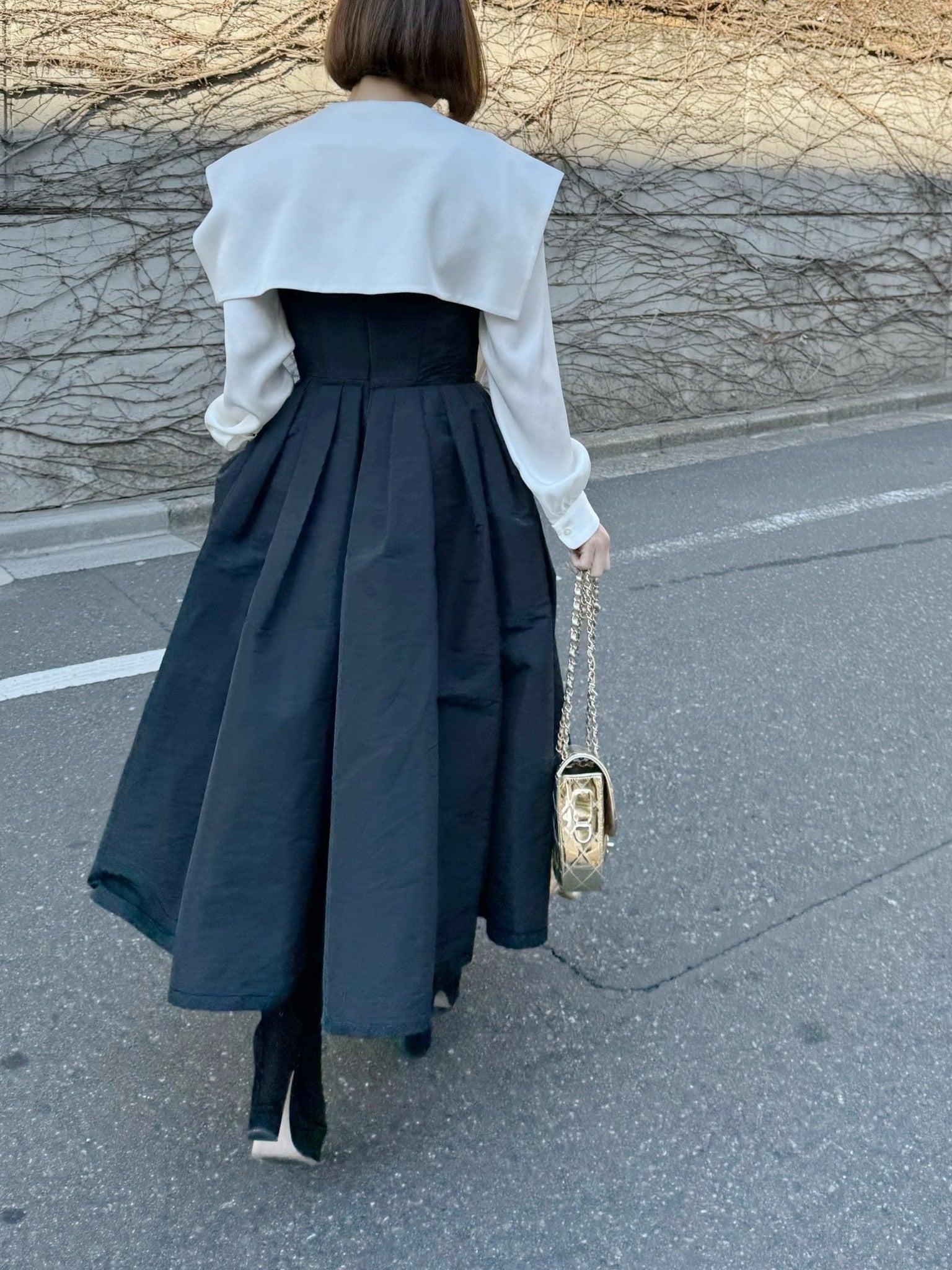 モデル身長:157.5㎝ / サイズ:FREE