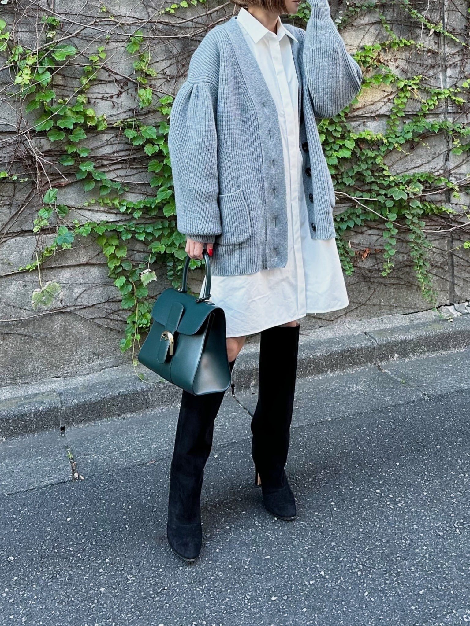 モデル身長:157.5㎝ / サイズ:FREE