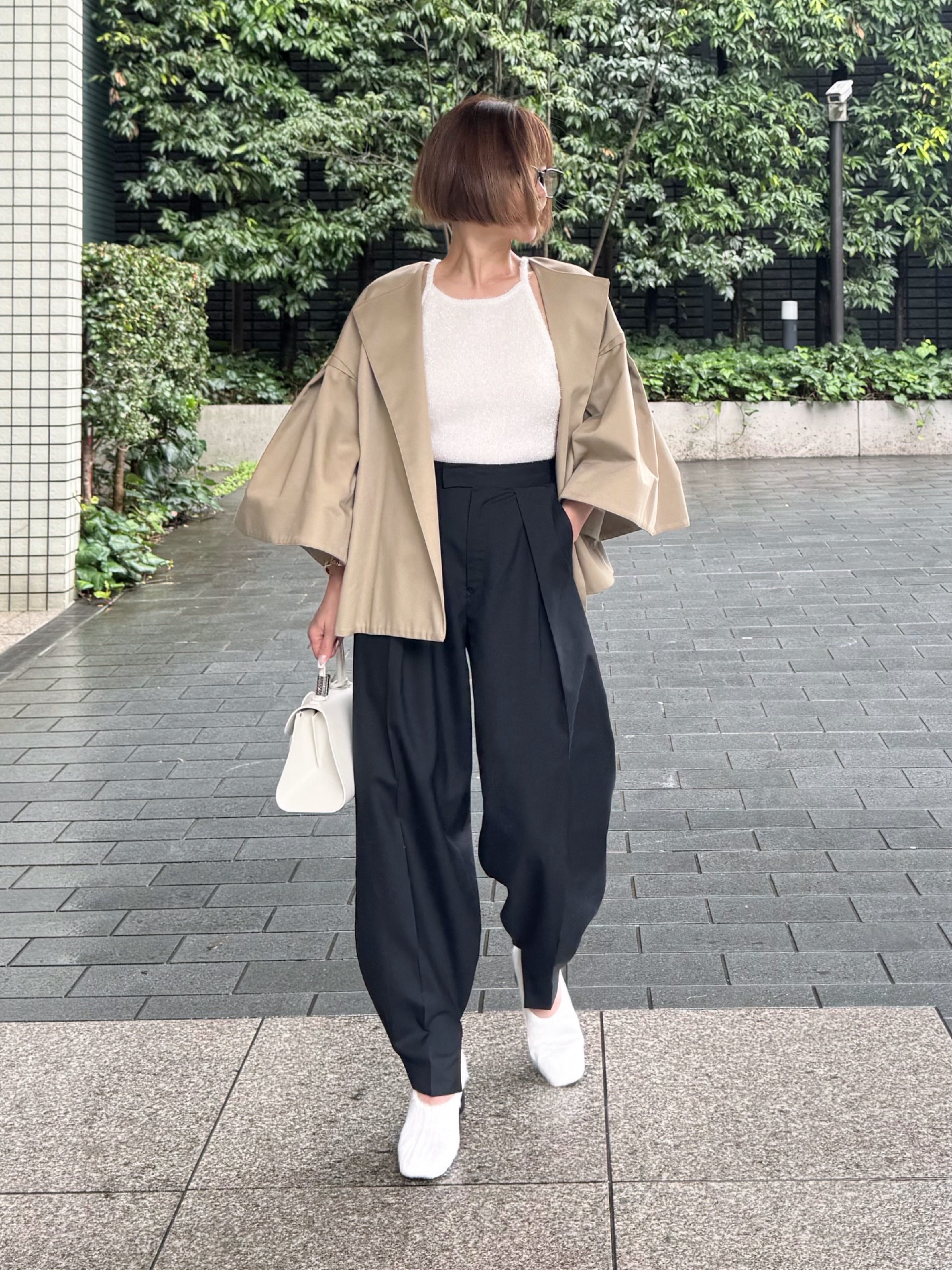 モデル身長:157.5㎝ / サイズ:FREE