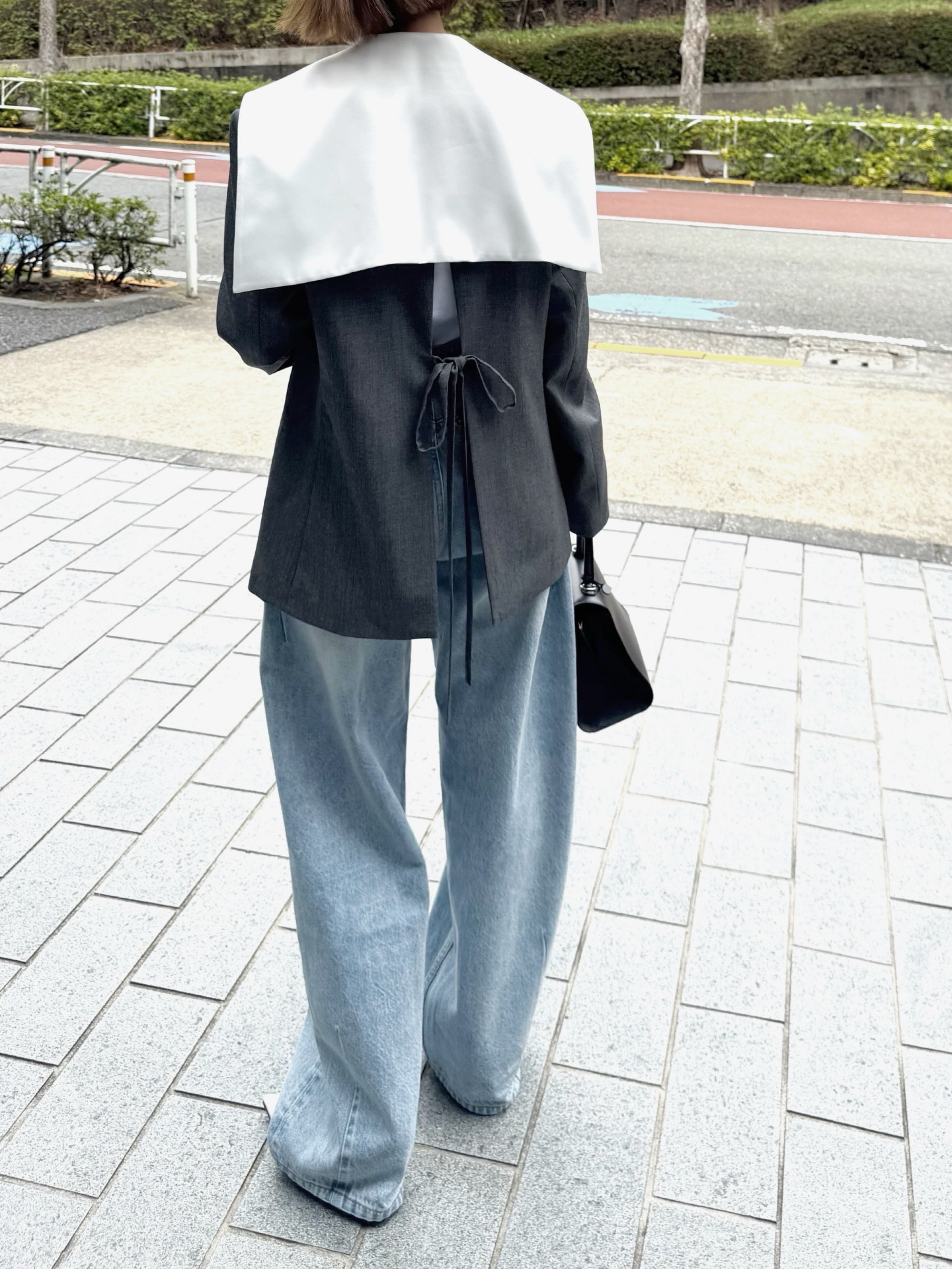 モデル身長:157.5㎝ / サイズ:FREE