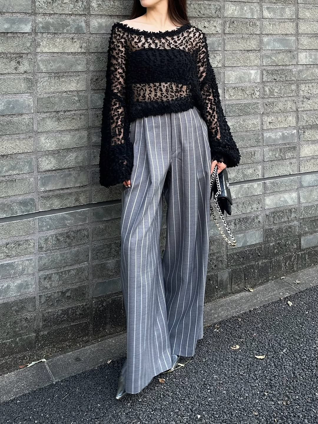 Samuel See-through Popcorn Knit