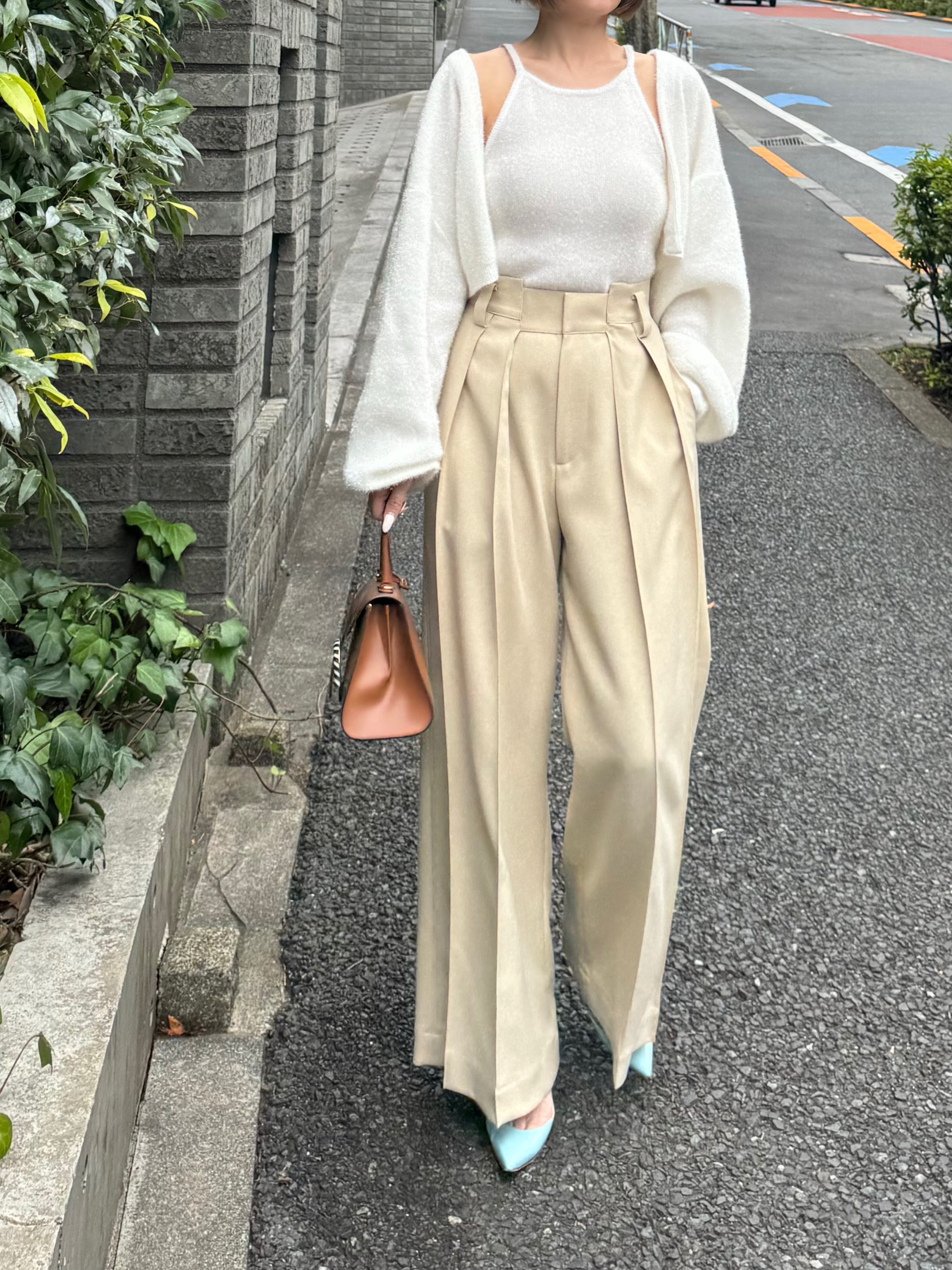 モデル身長:157.5㎝ / サイズ:FREE