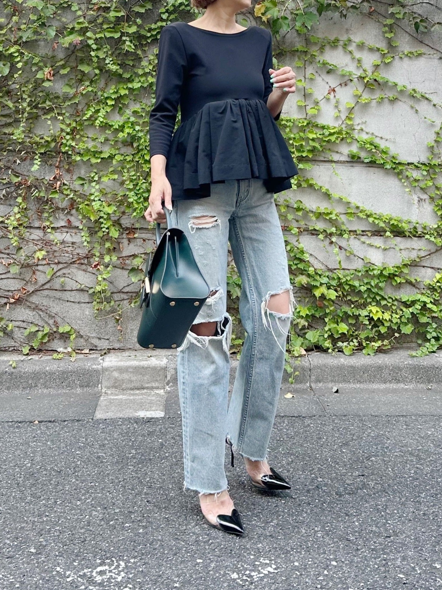 モデル身長:157.5㎝ / サイズ:0