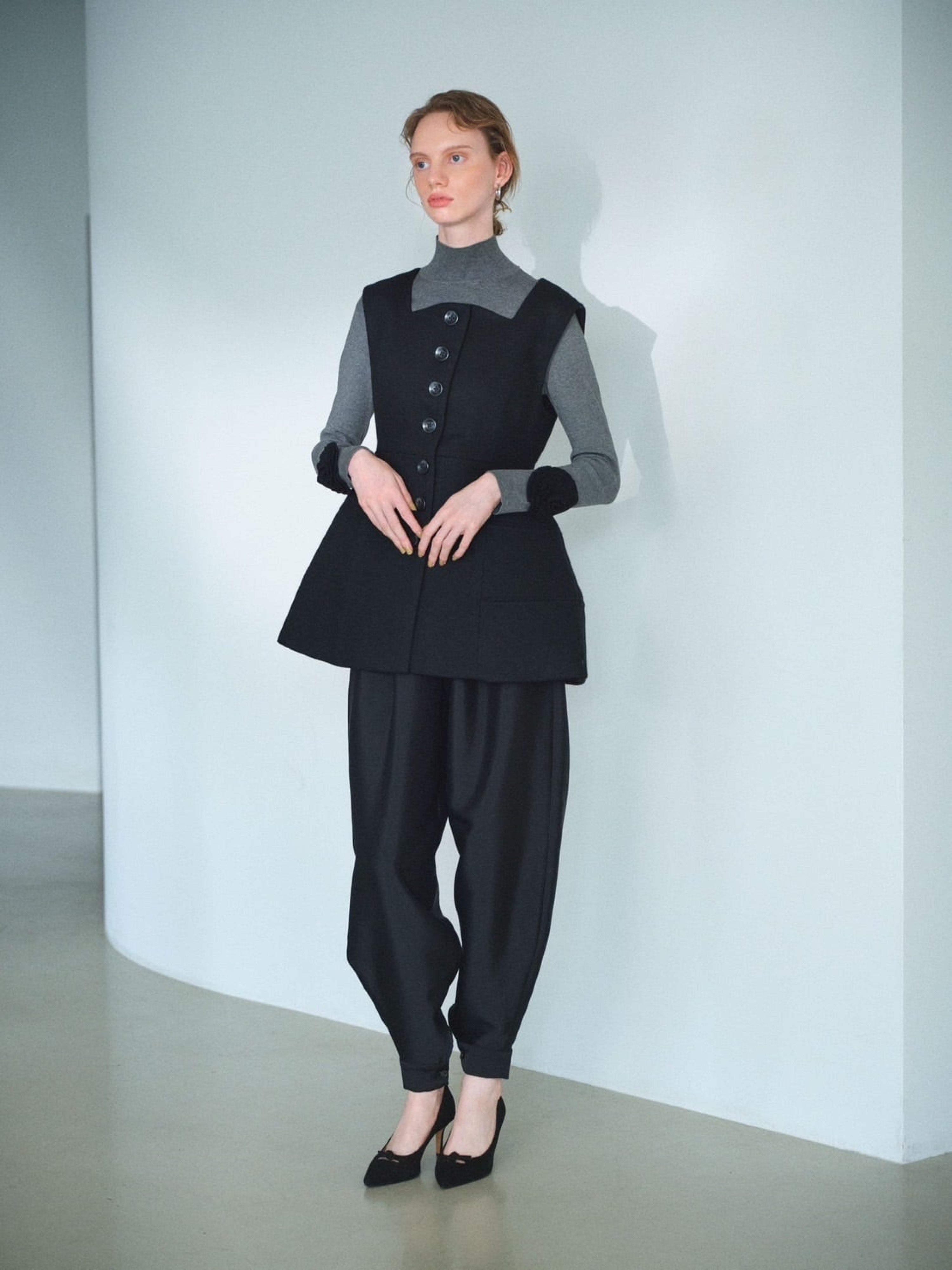 Satin Cocoon Pants Juline