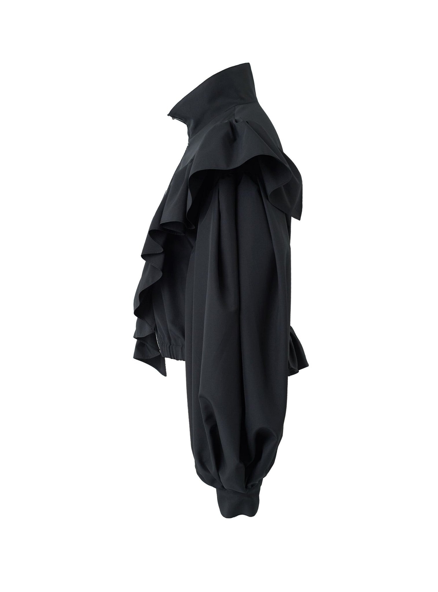 Frill Asymmetric Blouson Lisa