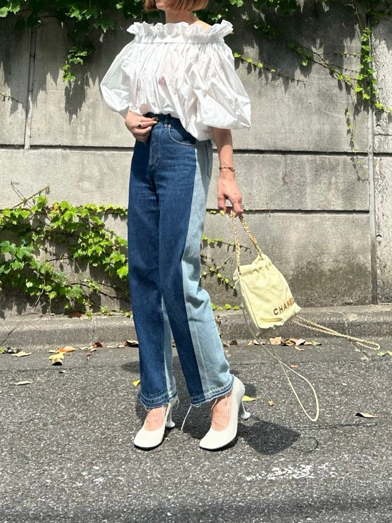 モデル身長:157.5㎝ / サイズ:FREE