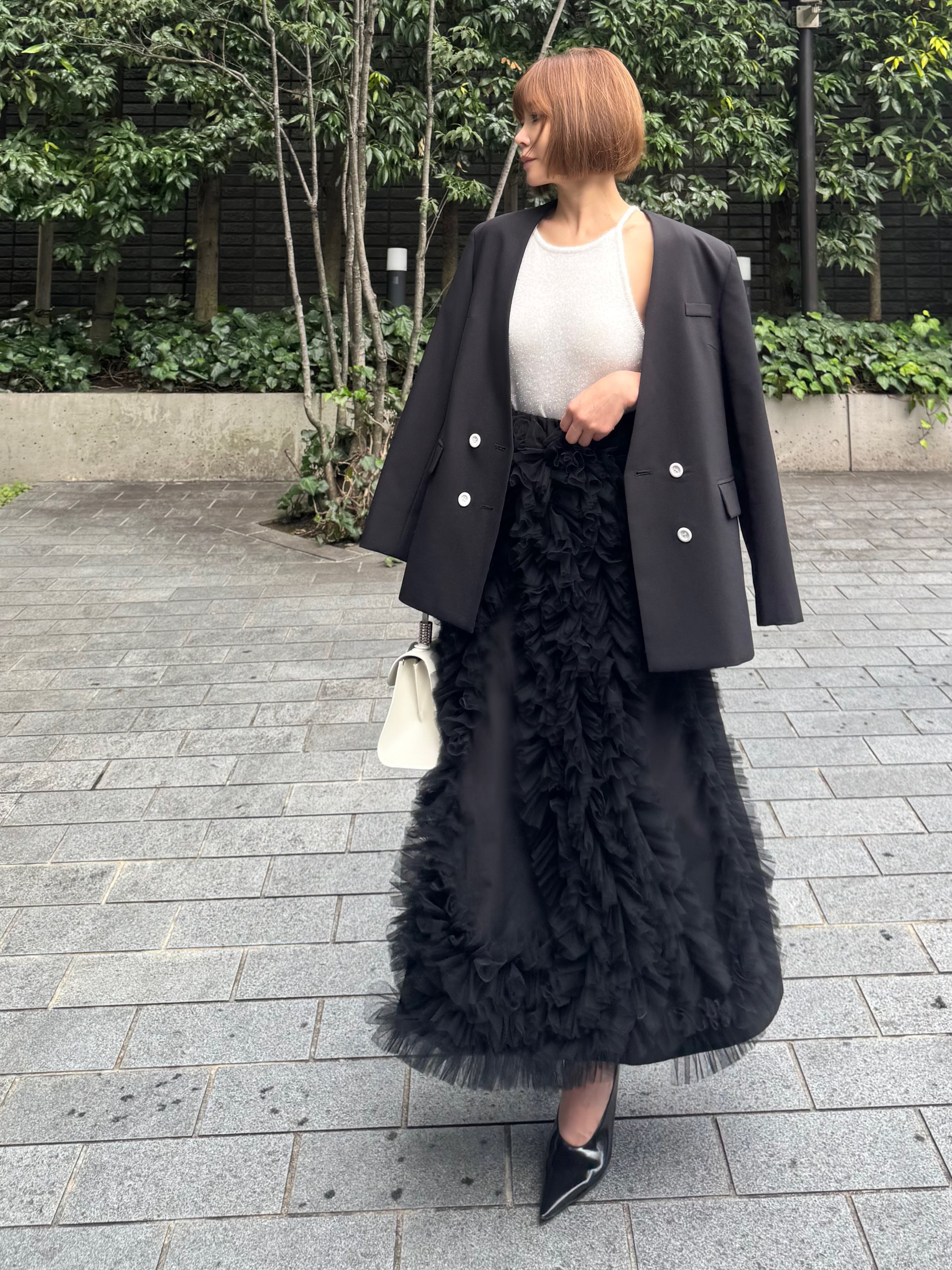 モデル身長:157.5㎝ / サイズ:0