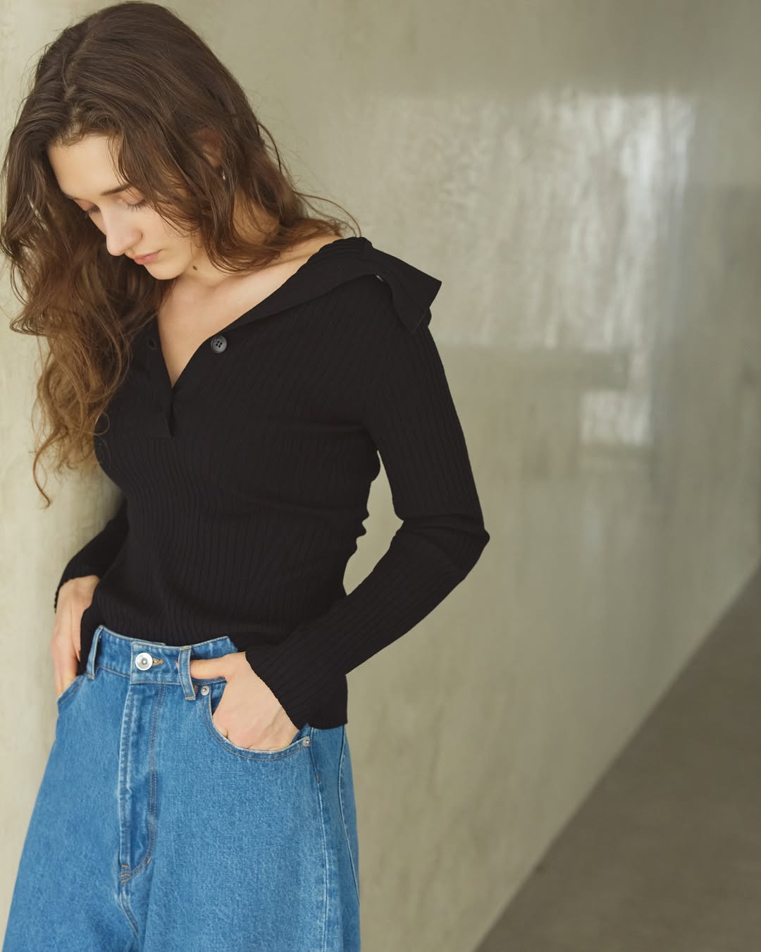 cygne シーニュ　2wayリブニット Tangi 新品　BLACK 2wayリブニット Tangi｜Cygne(シーニュ) 公式サイト