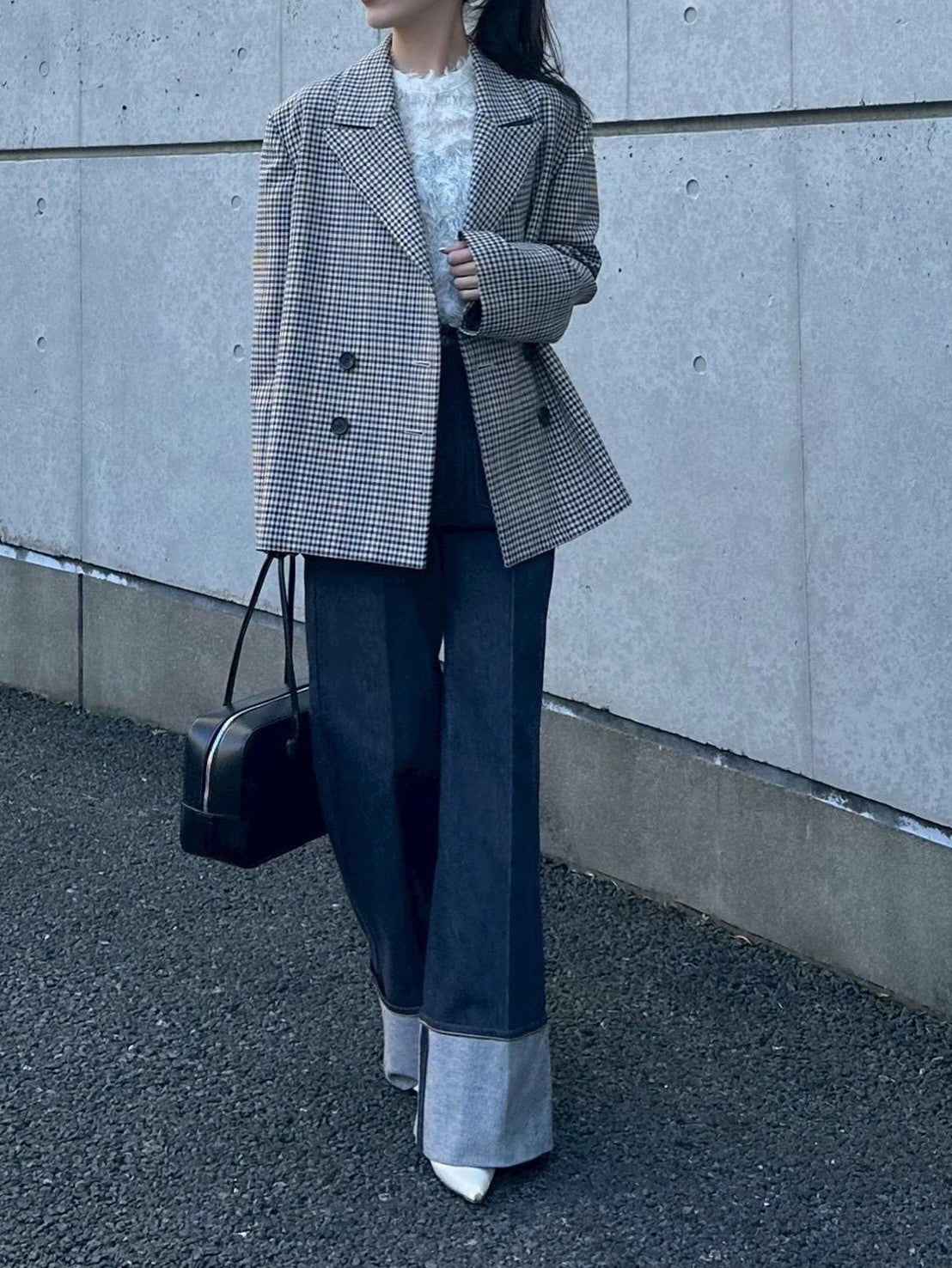 モデル身長：161㎝ / サイズ：FREE