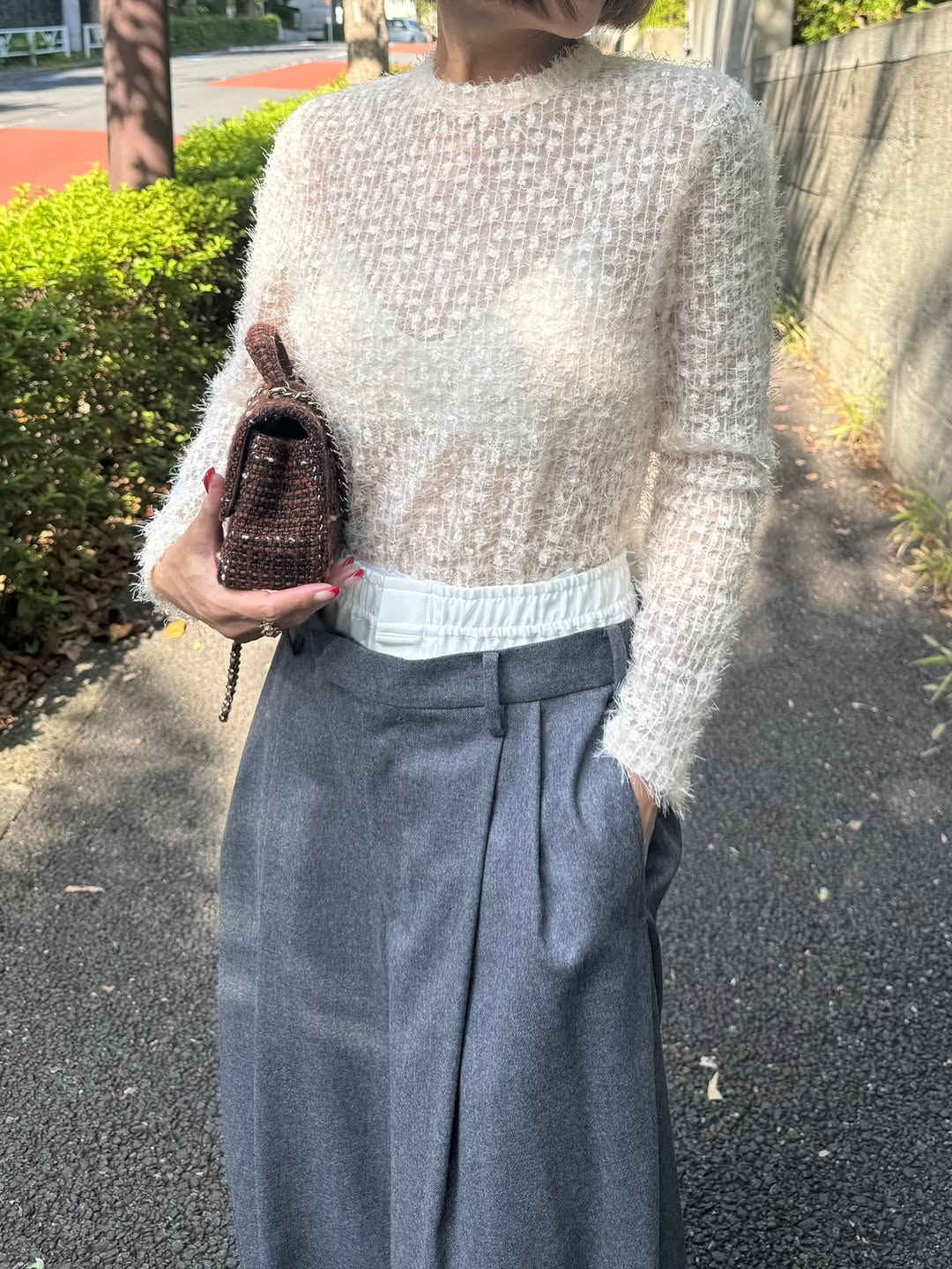モデル身長：157.5㎝ / サイズ：0