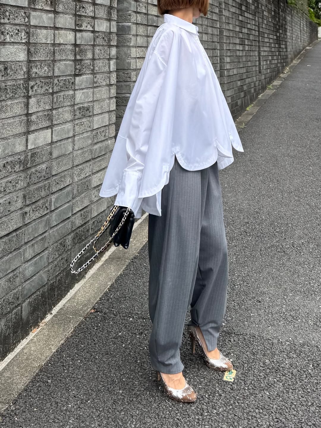 モデル身長：157.5㎝ / サイズ：FREE