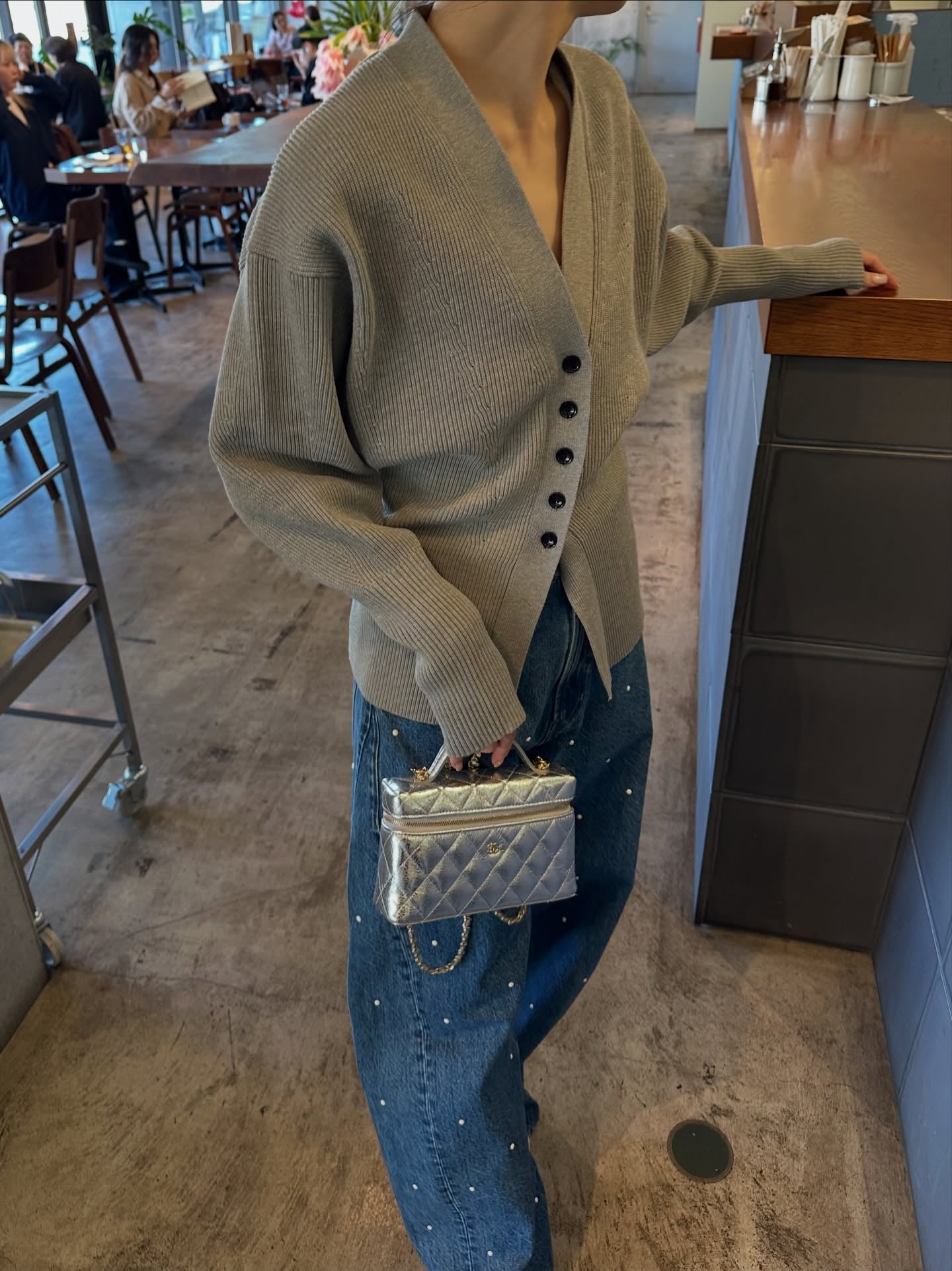 モデル身長：161㎝ / サイズ：FREE