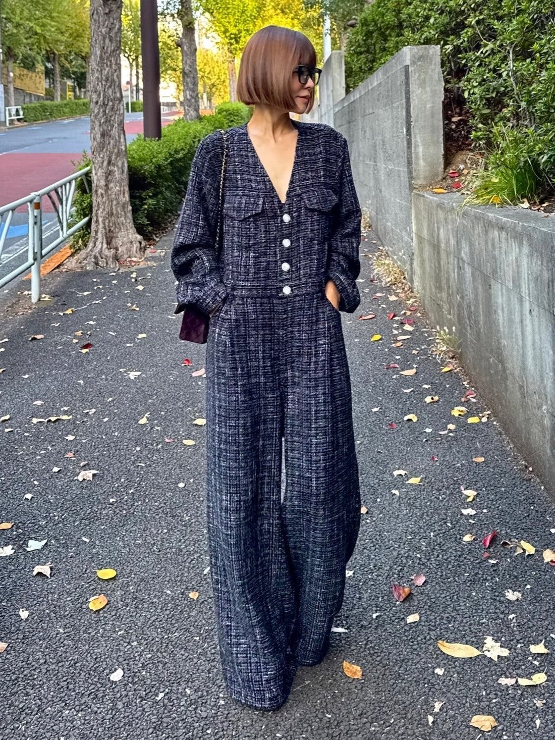 モデル身長：157.5㎝ / サイズ：0