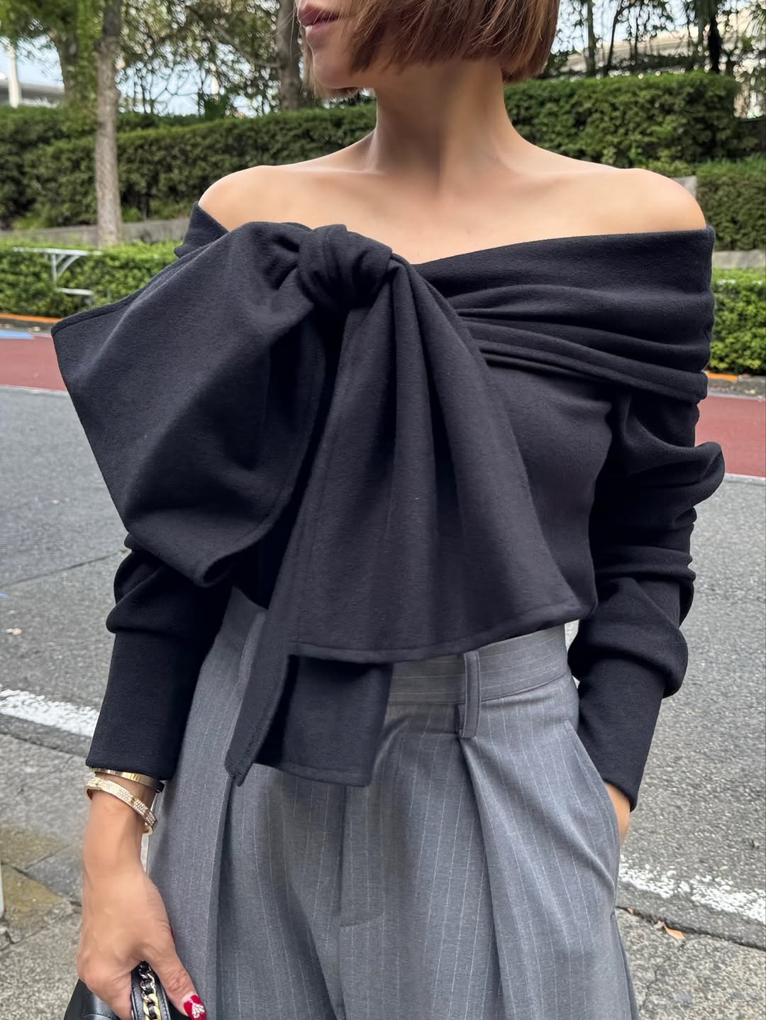 モデル身長：157.5㎝ / サイズ：0