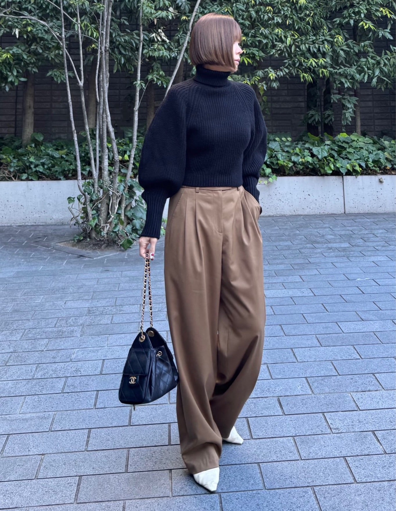 モデル身長：157.5㎝ / サイズ：0