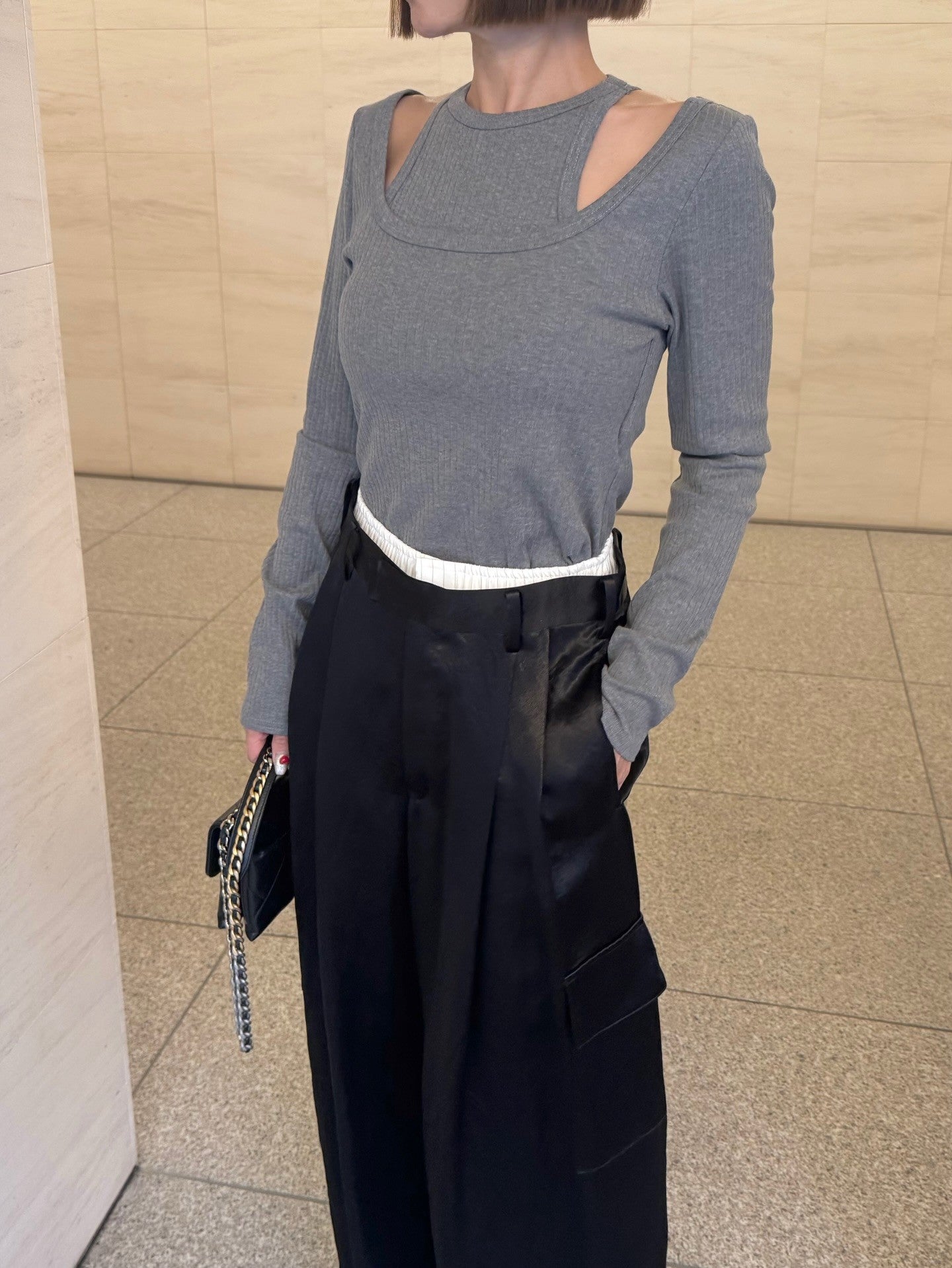 モデル身長：157.5㎝ / サイズ：0