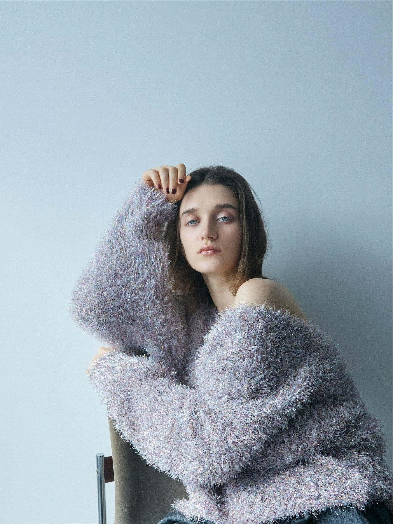 ラメニットプルオーバー Emie