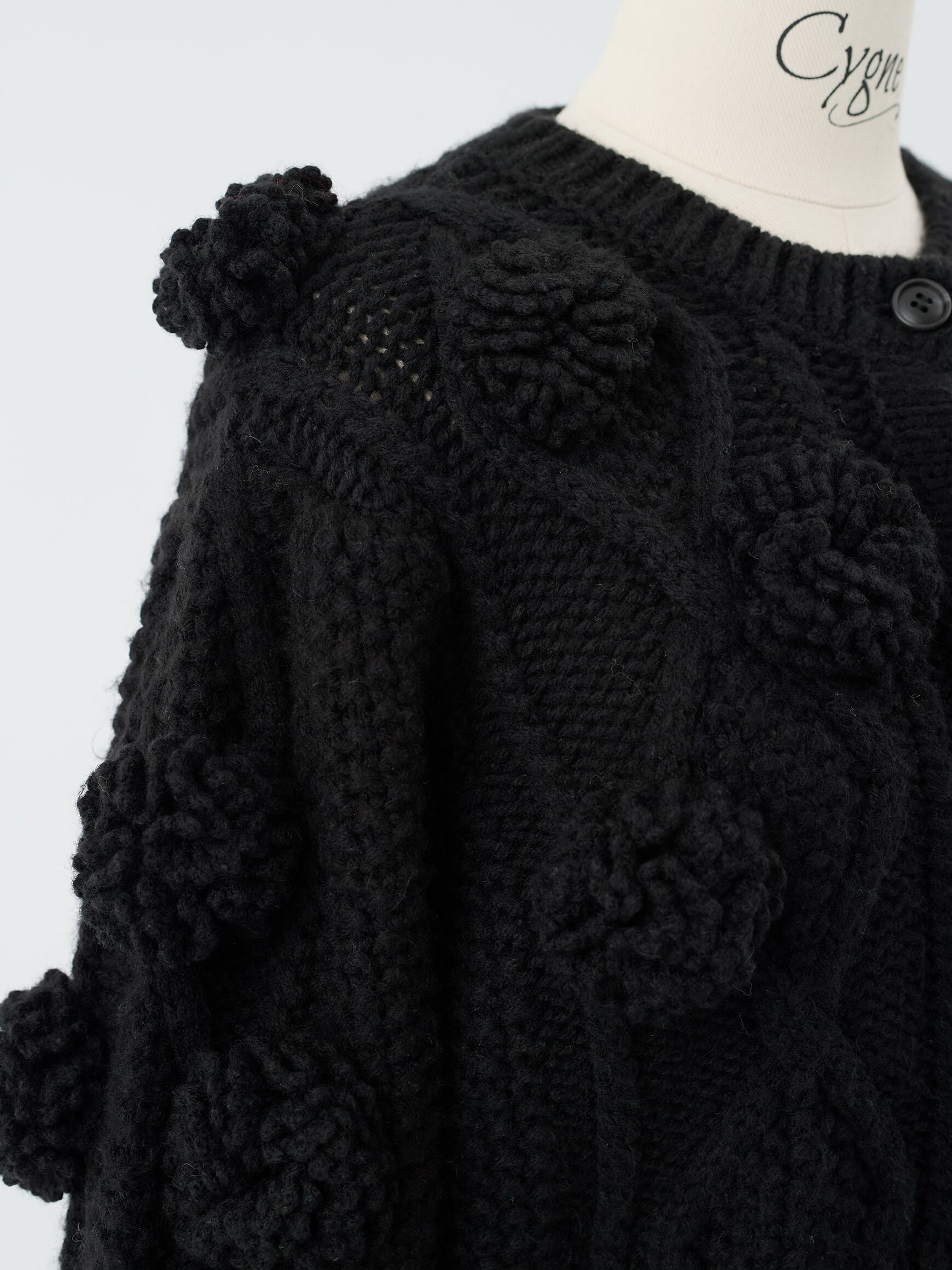 Cygneフラワーモチーフカーディガン　美品 シーニュ フラワーモチーフカーディガン Rose｜Cygne(シーニュ) 公式サイト