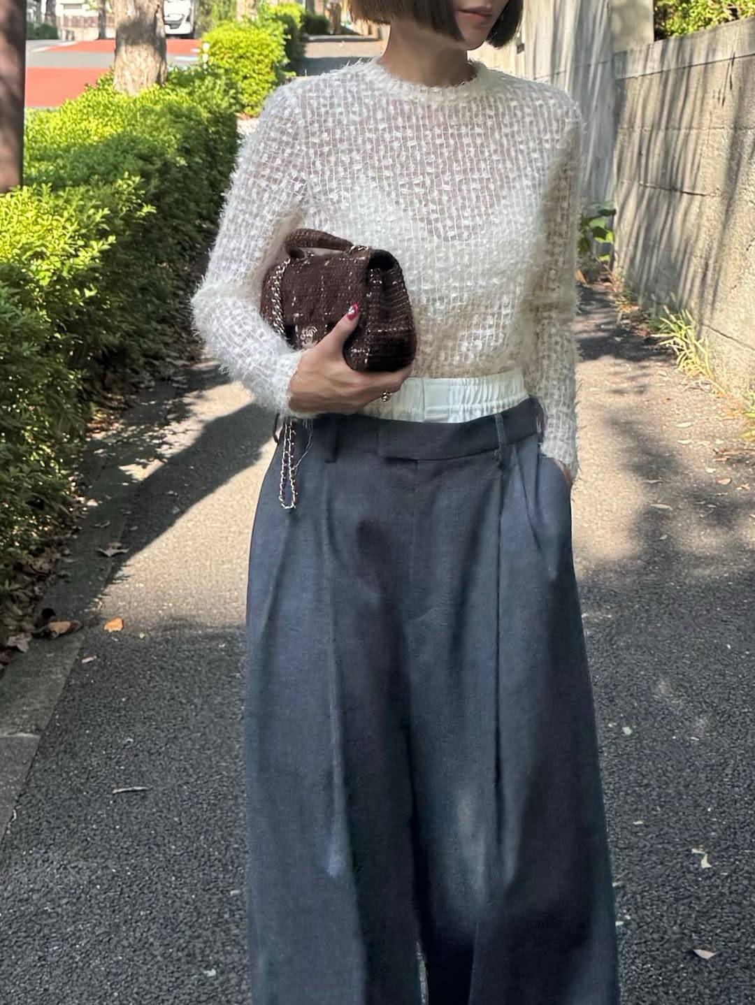 モデル身長：157.5㎝ / サイズ：0