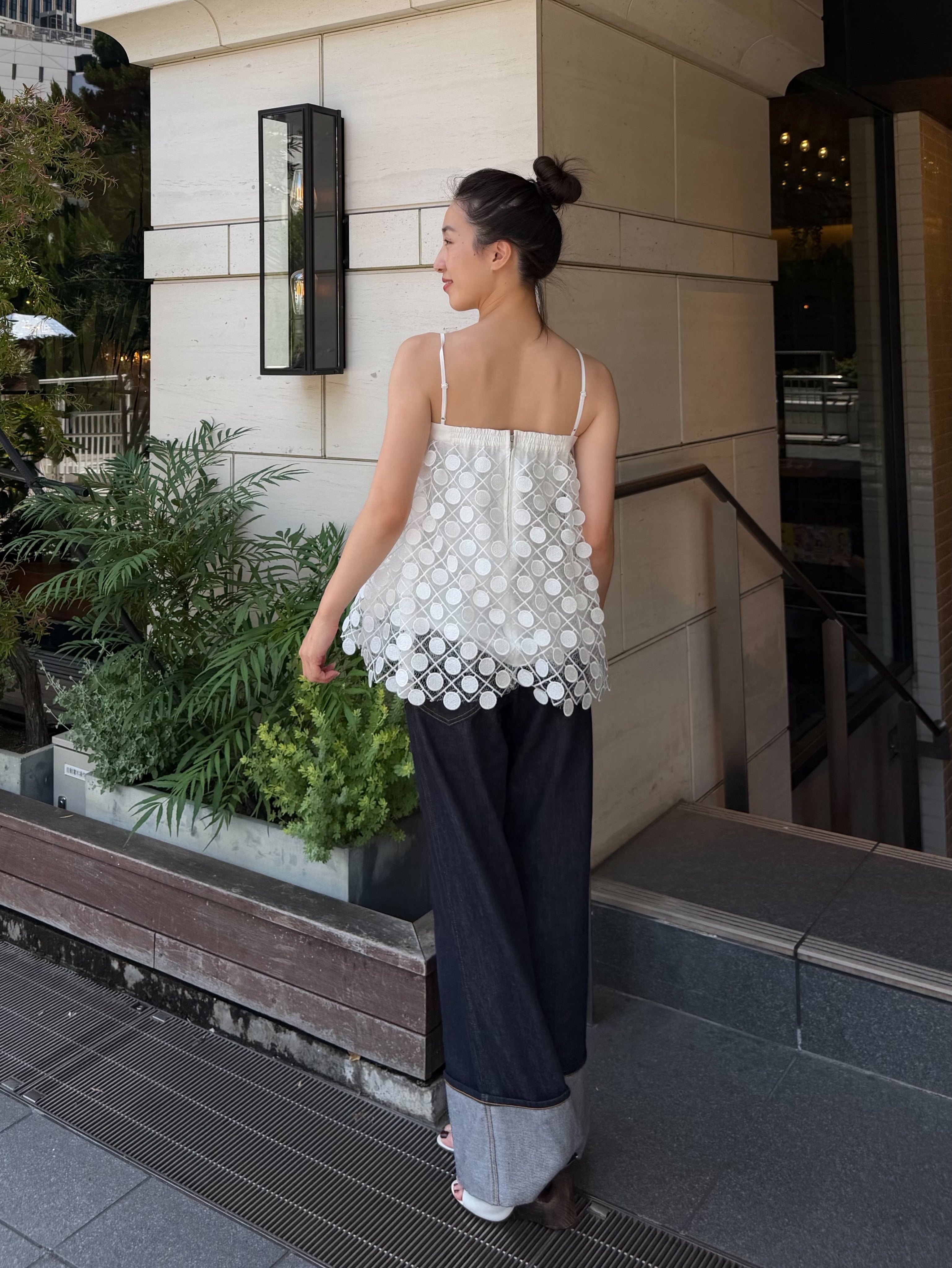 新品タグ付♡ シーニュ キャミソール レースキャミトップス Mia cygne サークルレースキャミトップス Mia｜Cygne(シーニュ) 公式サイト