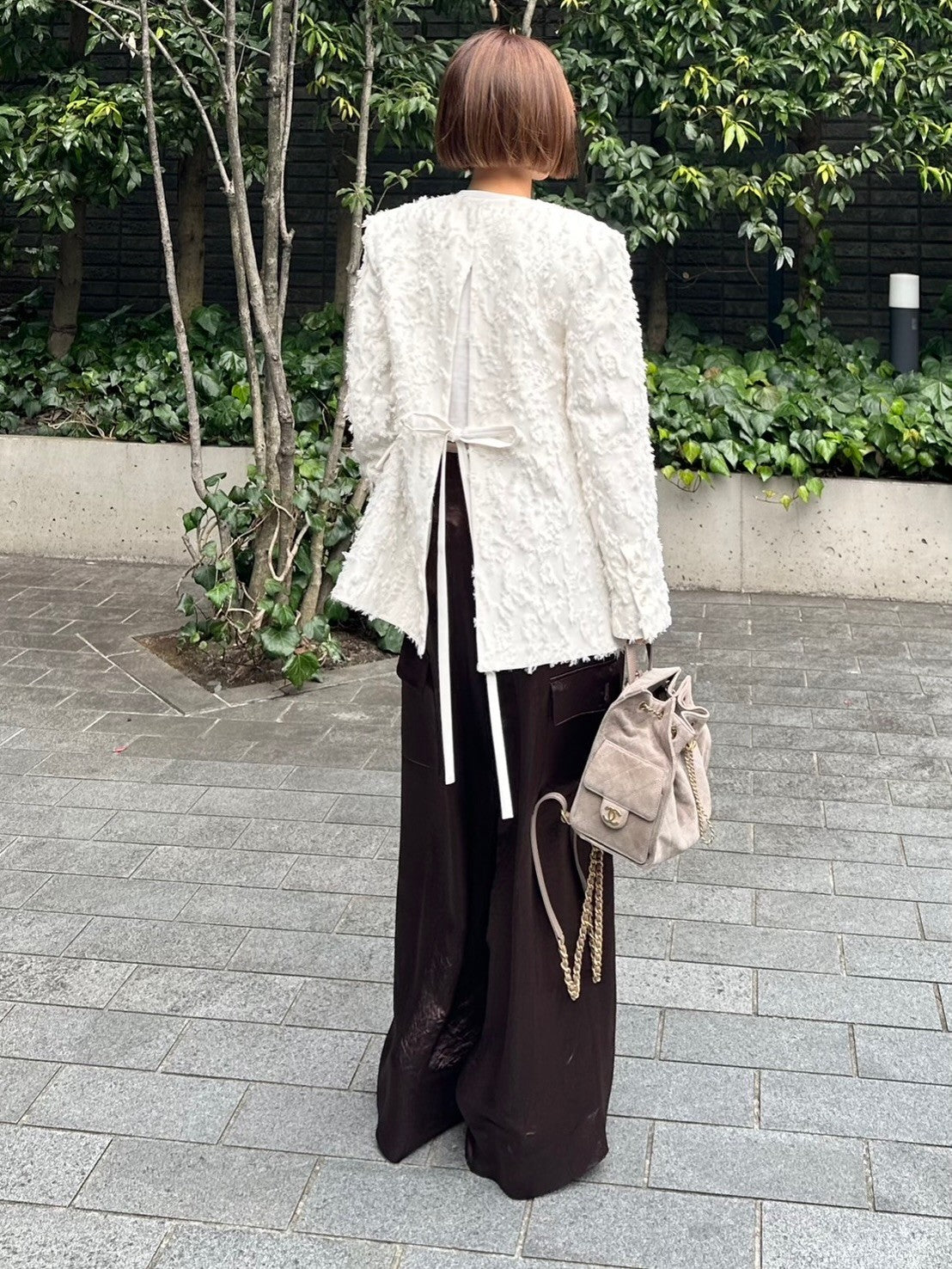 モデル身長：157.5㎝ / サイズ：0