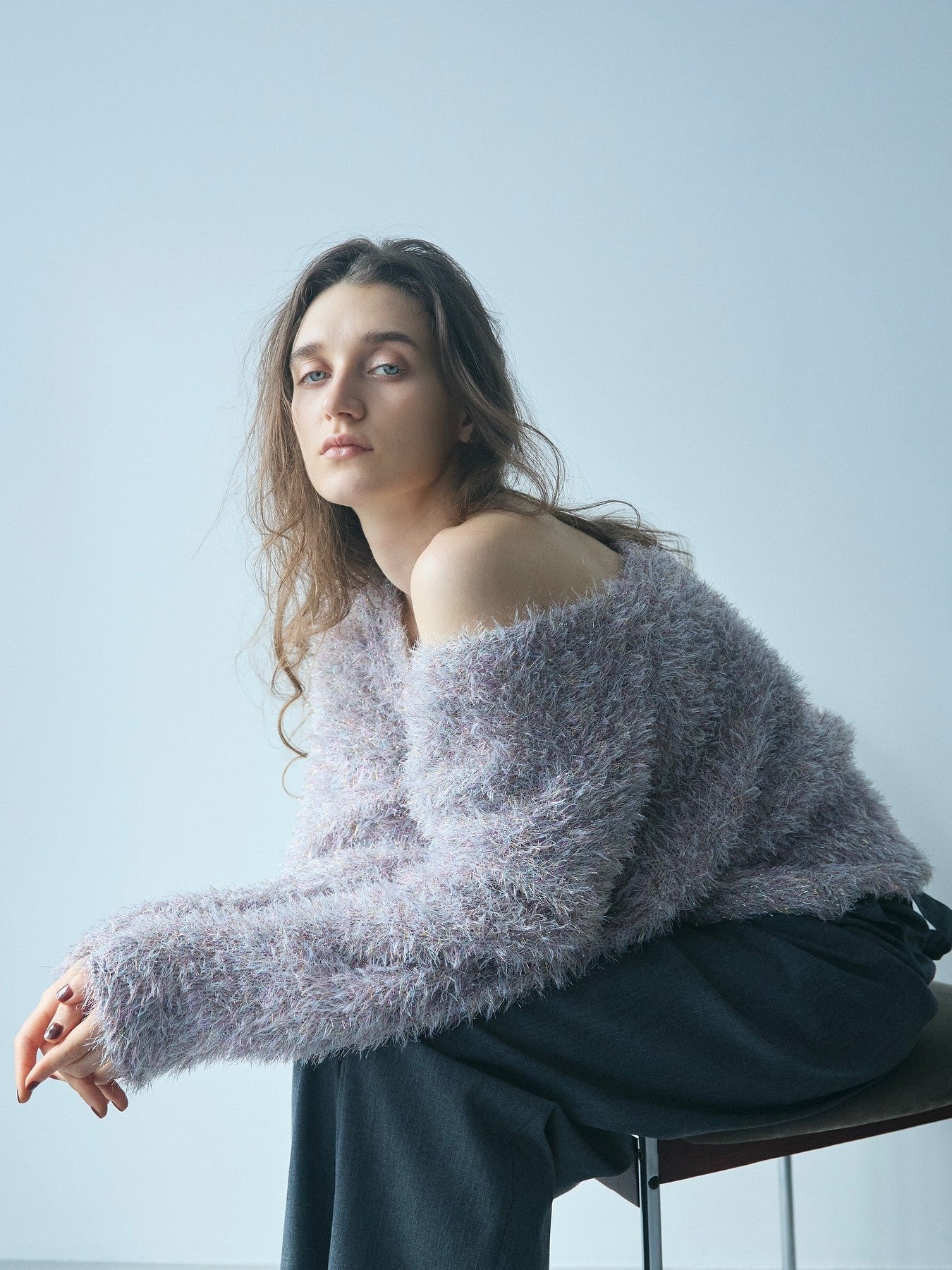 ラメニットプルオーバー Emie