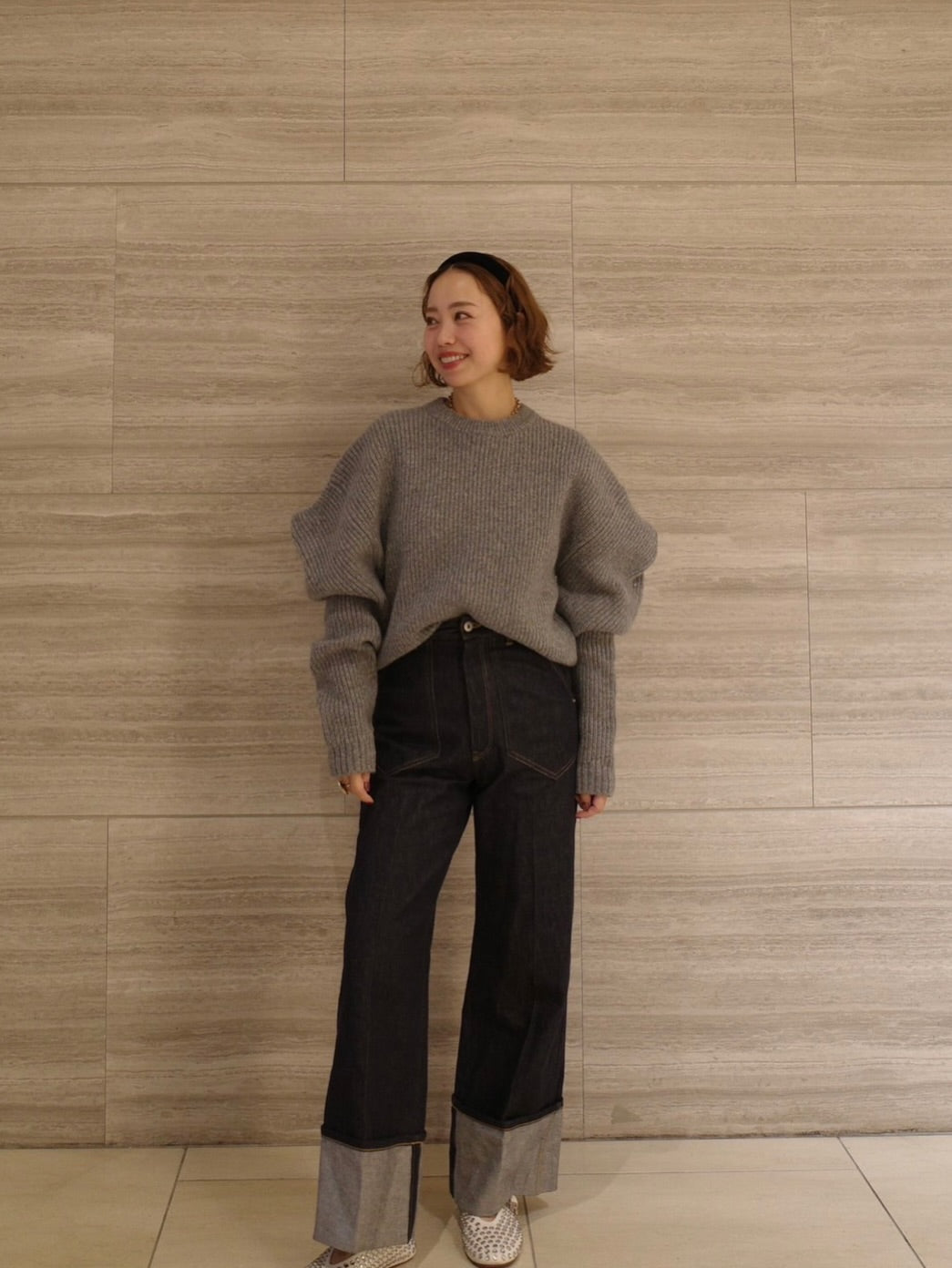 ポイントショルダーラメニット Serine｜Cygne(シーニュ) 公式サイト