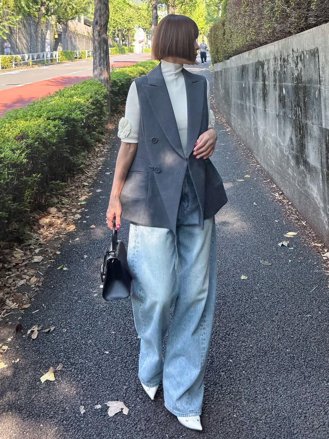 モデル身長：157.5㎝ / サイズ：0