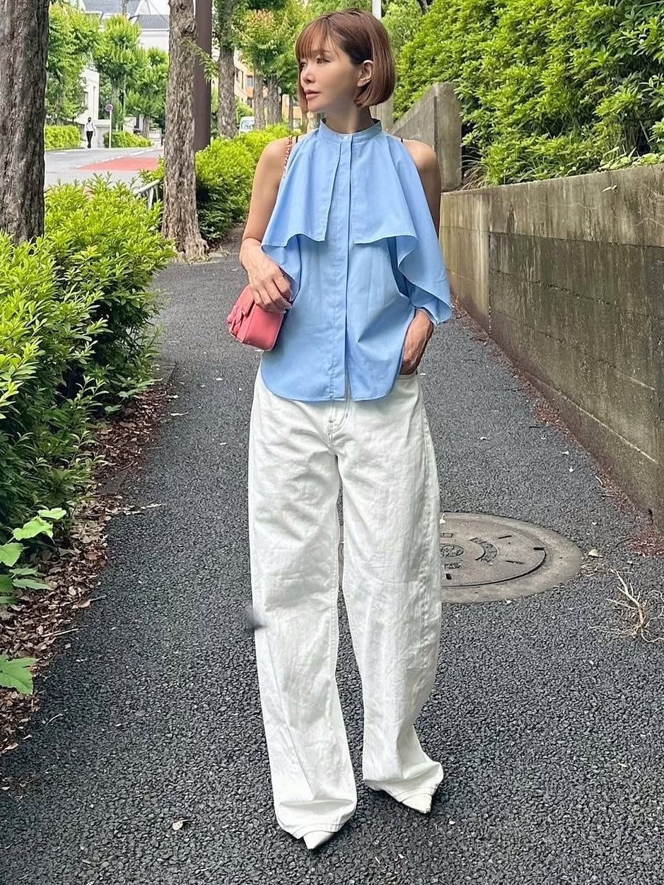 Cygne シーニュ　カーヴィデニム Rem ライトブルー Cygne シーニュカーヴィデニム Rem ライトブルー