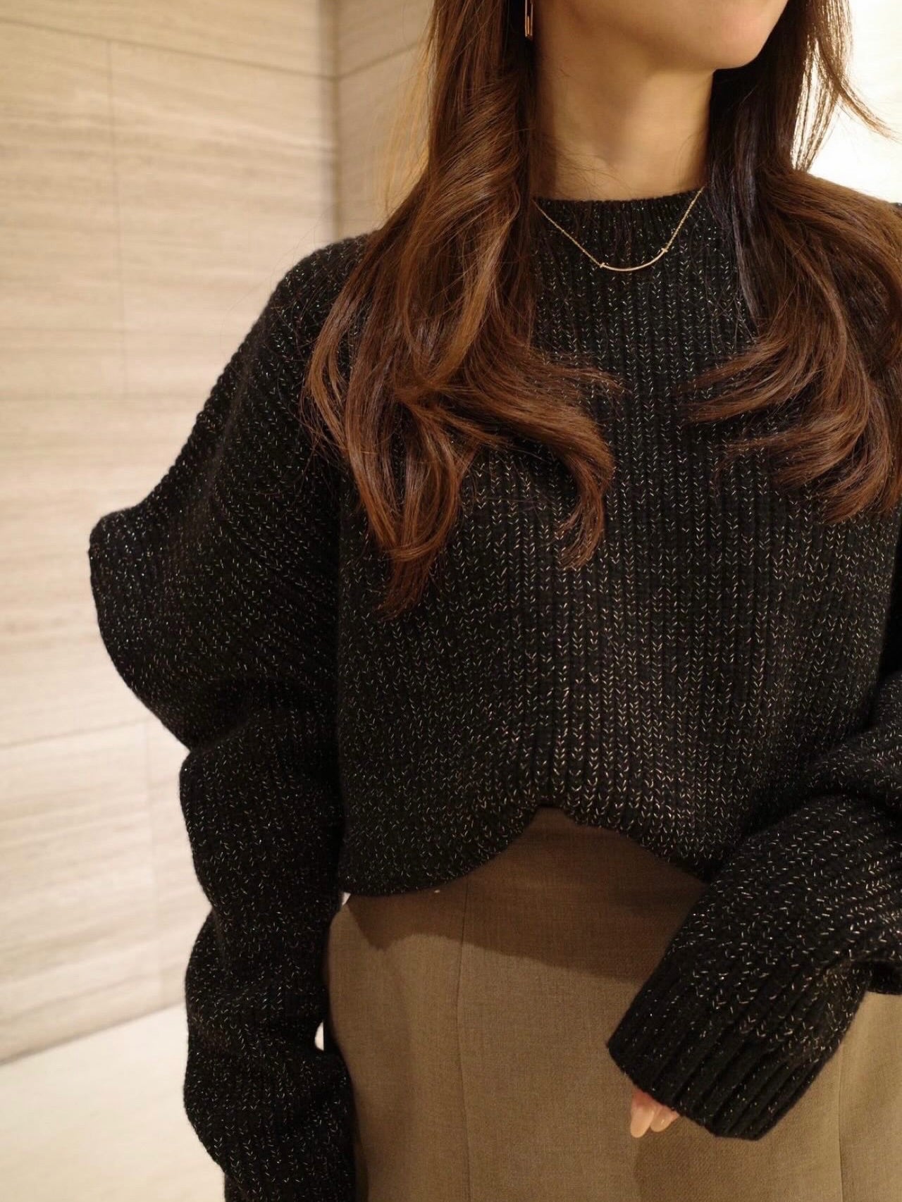 モデル身長：156㎝ / サイズ：FREE