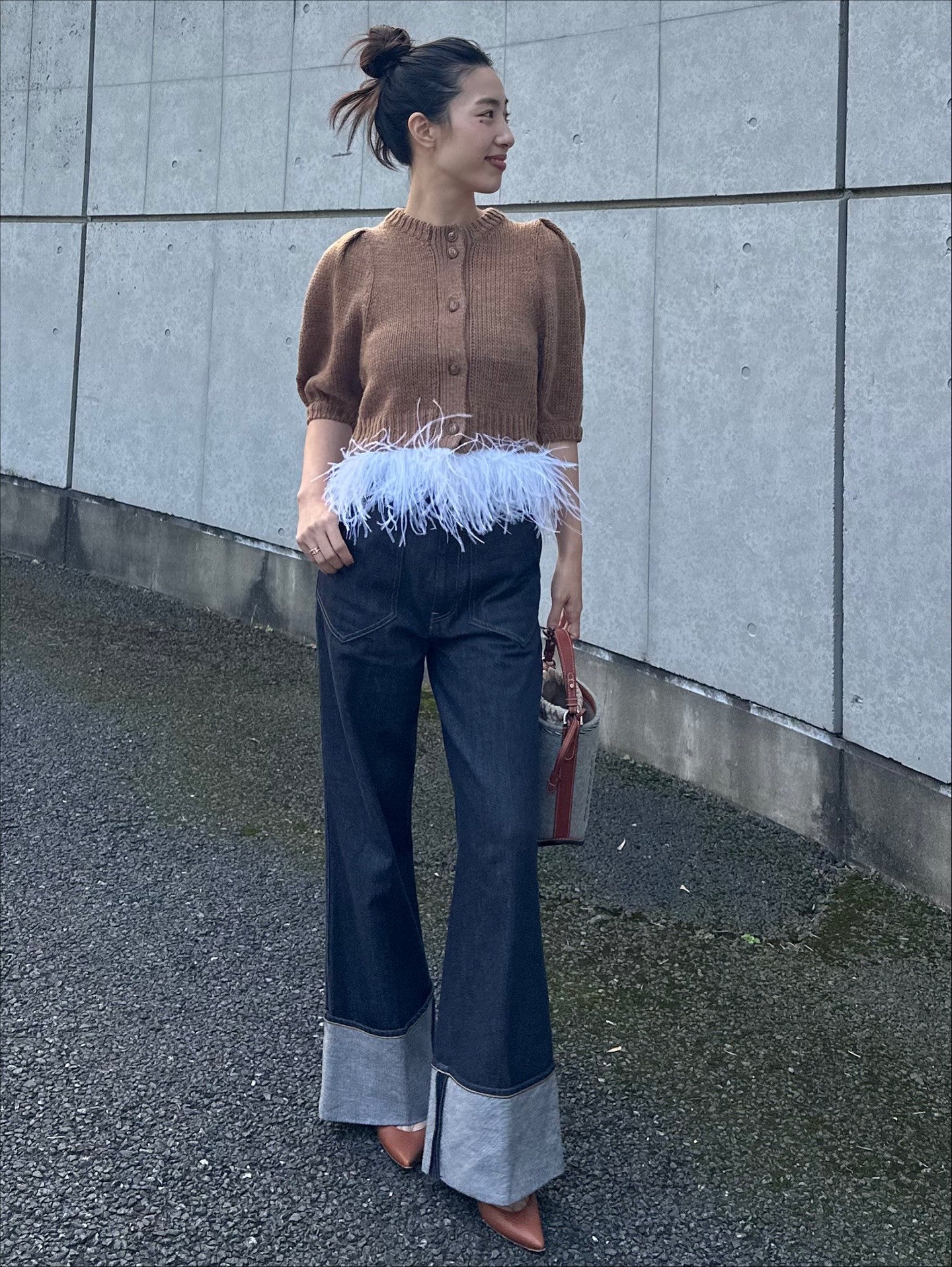 モデル身長：162㎝ / サイズ：0