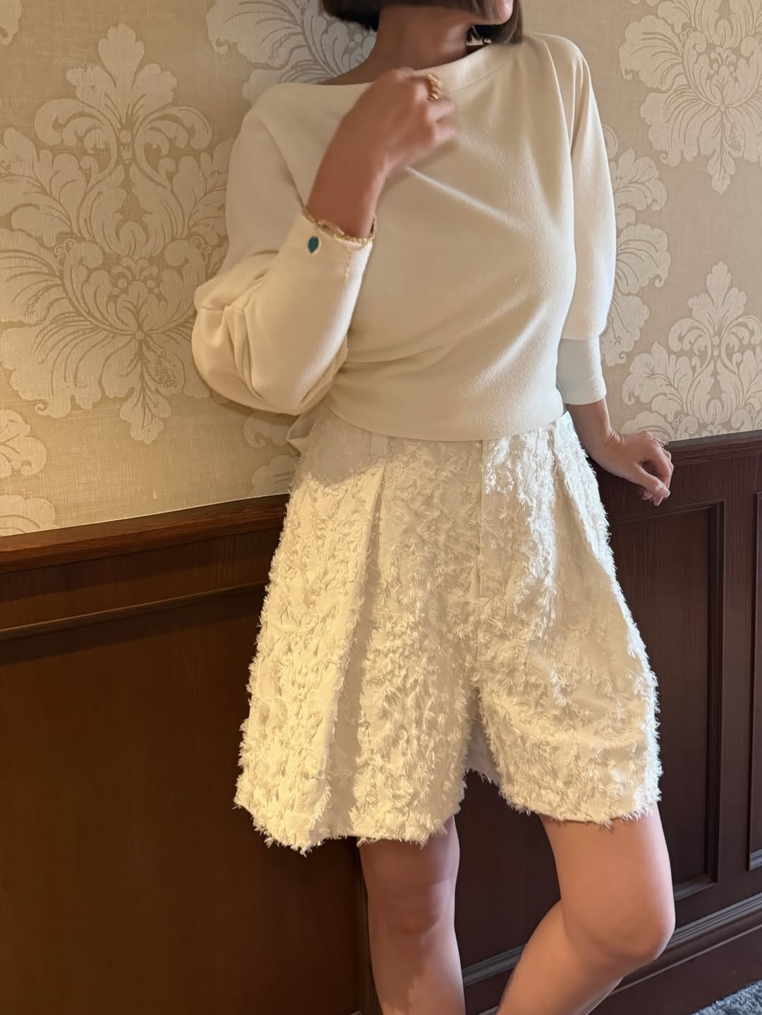 モデル身長：157.5㎝ / サイズ：0
