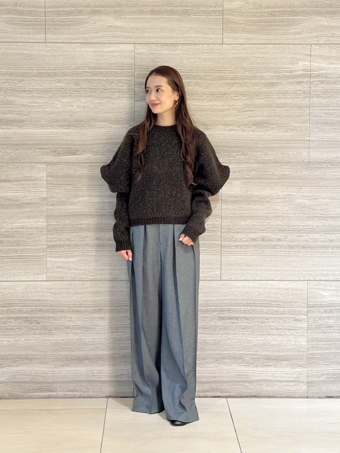 ポイントショルダーラメニット Serine｜Cygne(シーニュ) 公式サイト