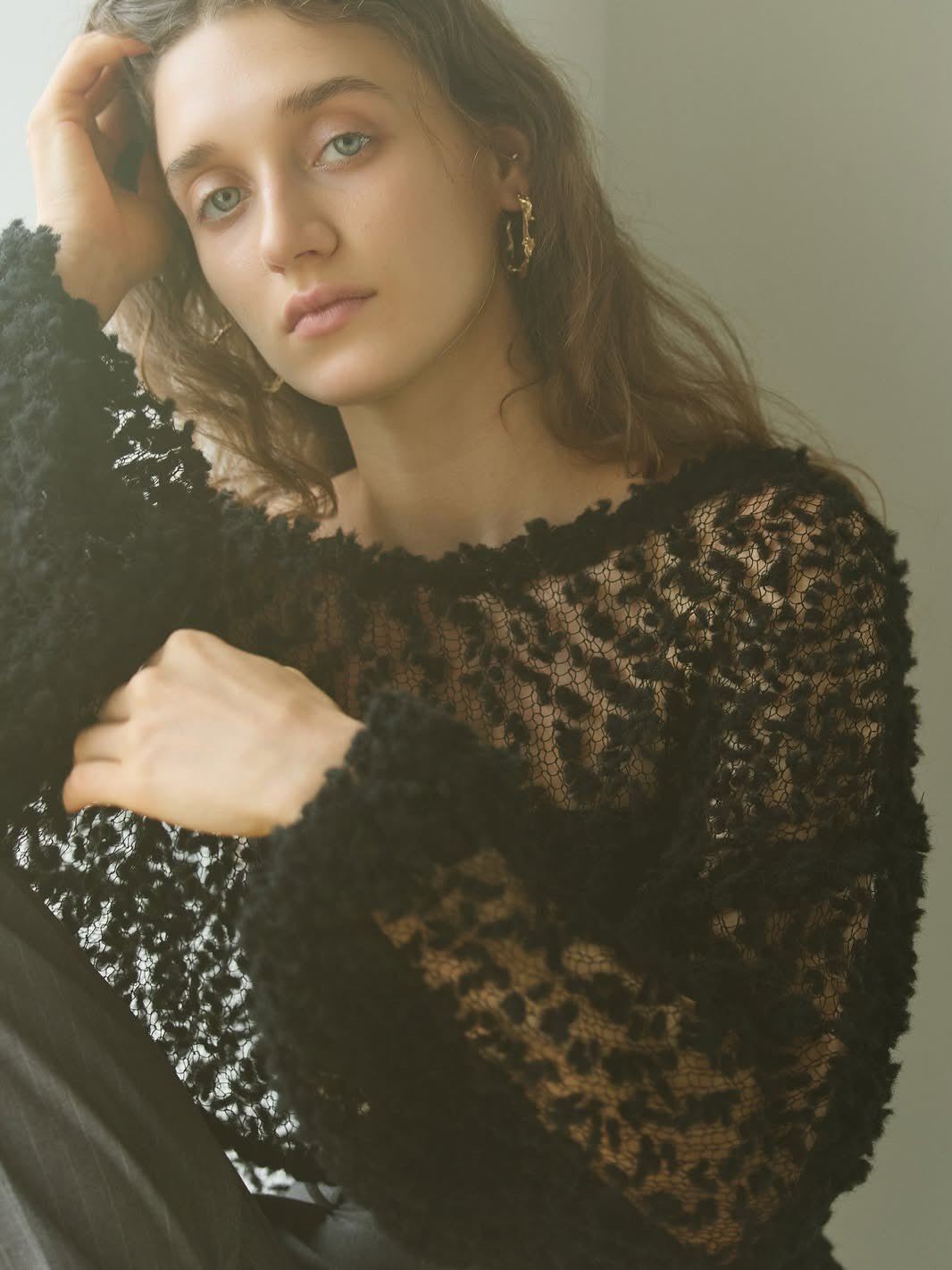 Samuel See-through Popcorn Knit