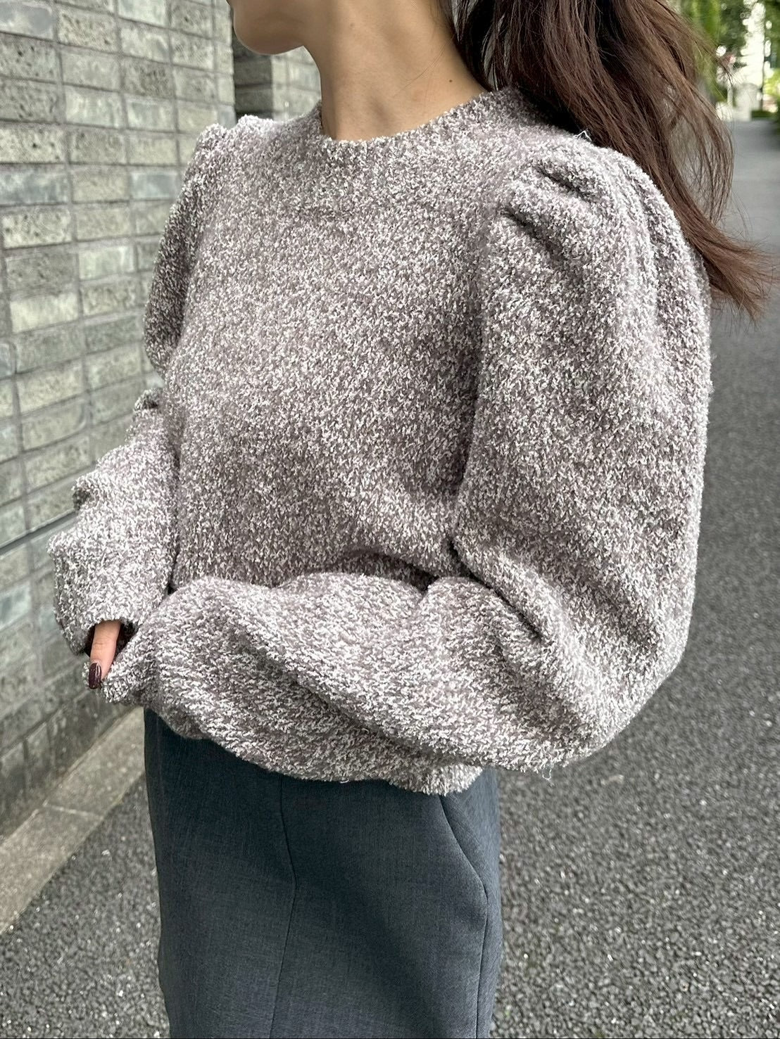 モデル身長：162㎝ / サイズ：FREE