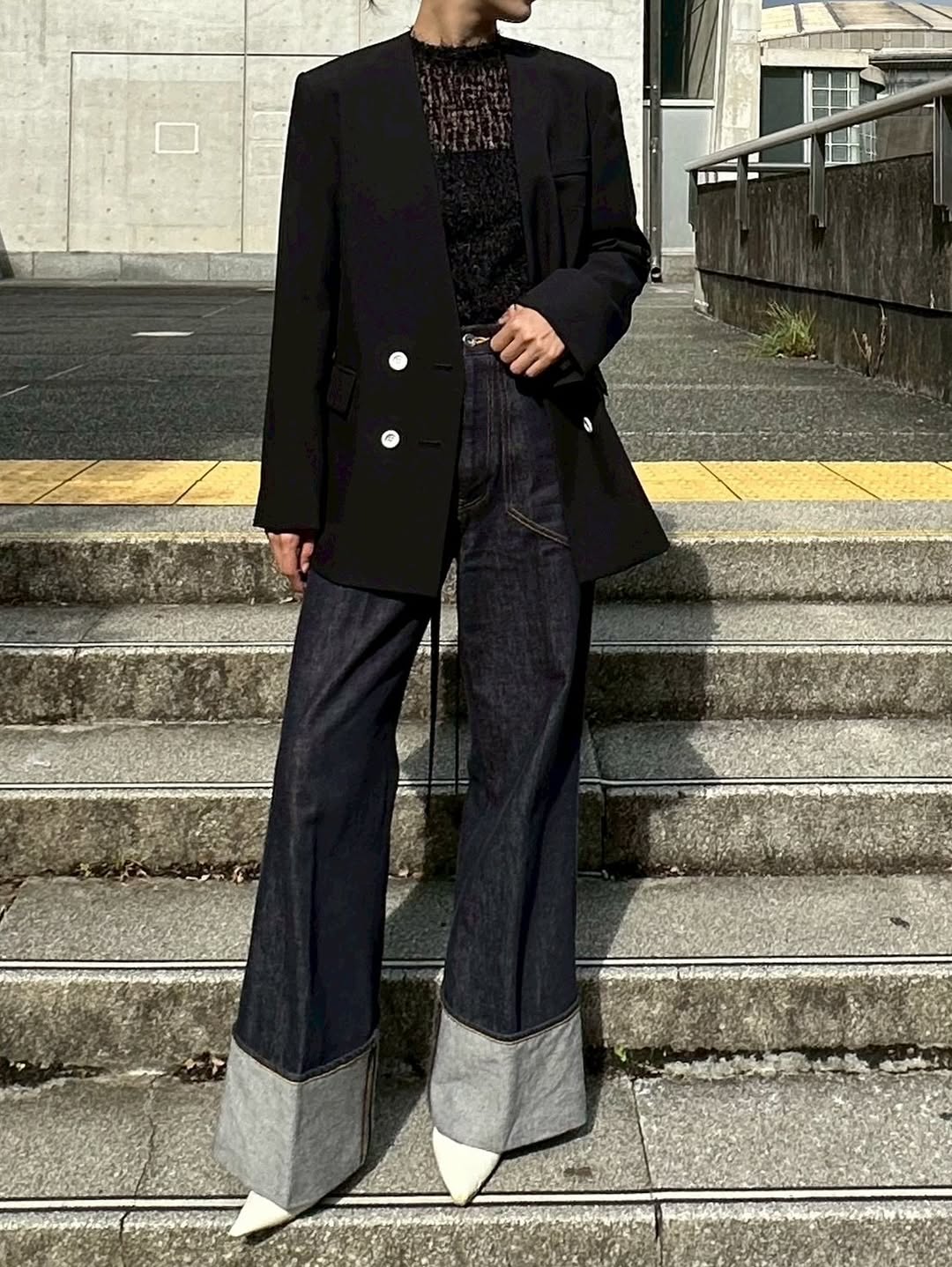 モデル身長：162㎝ / サイズ：0