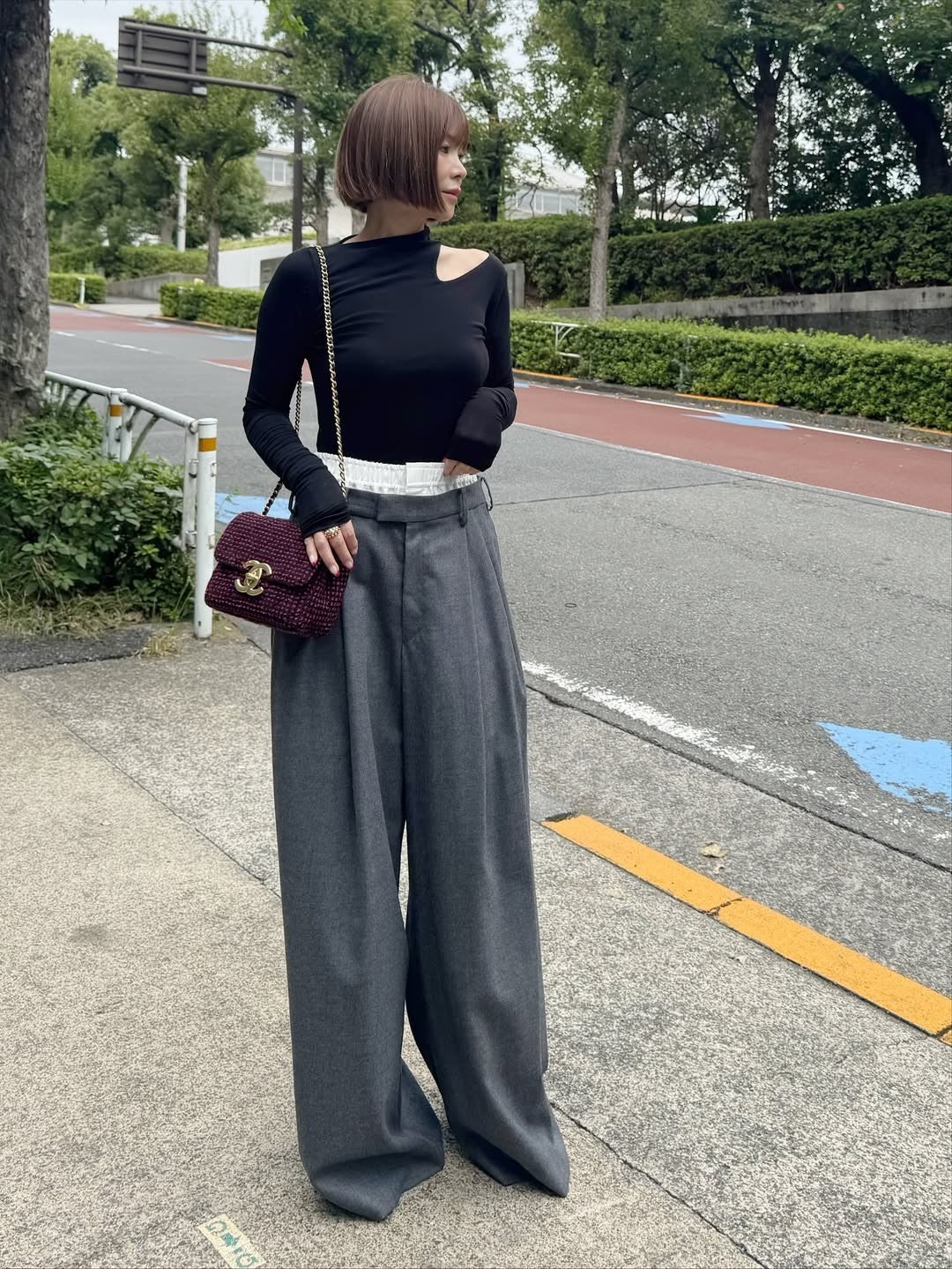 モデル身長：157.5㎝ / サイズ：0