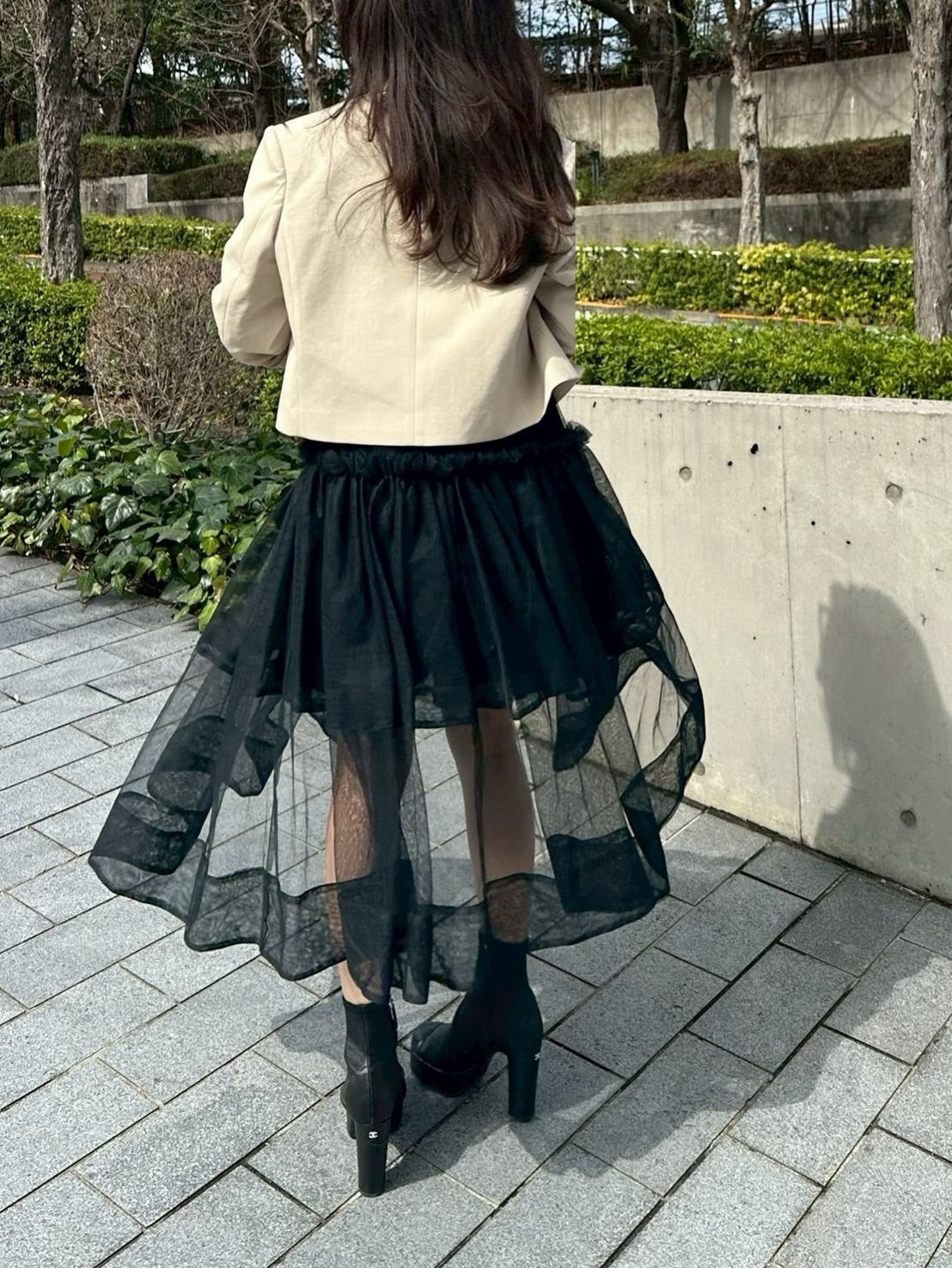モデル身長：161㎝ / サイズ：0