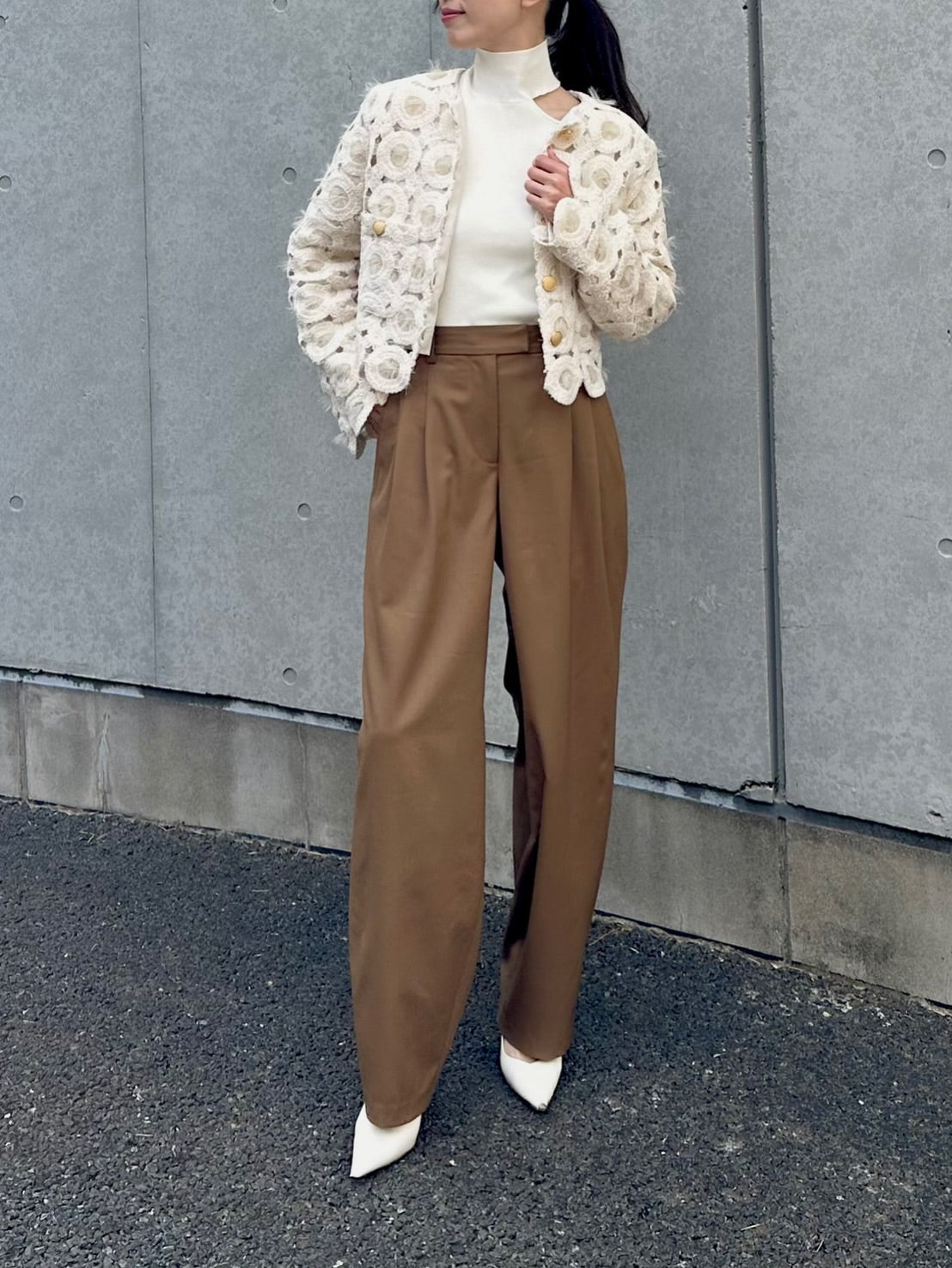 モデル身長：161㎝ / サイズ：0